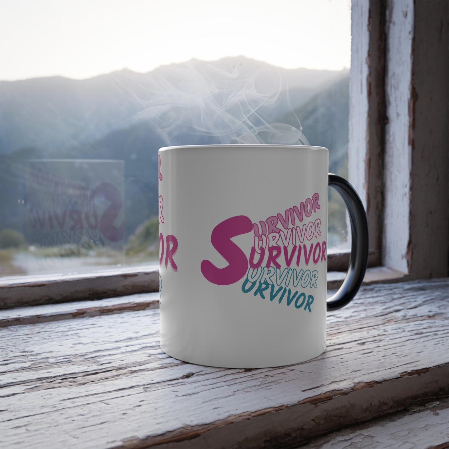 Survivor Color Morphing Mug, 11oz