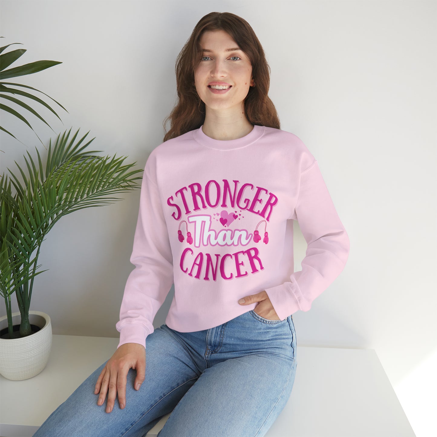 Stronger Than Cancer Heavy Blend™ Crewneck Sweatshirt