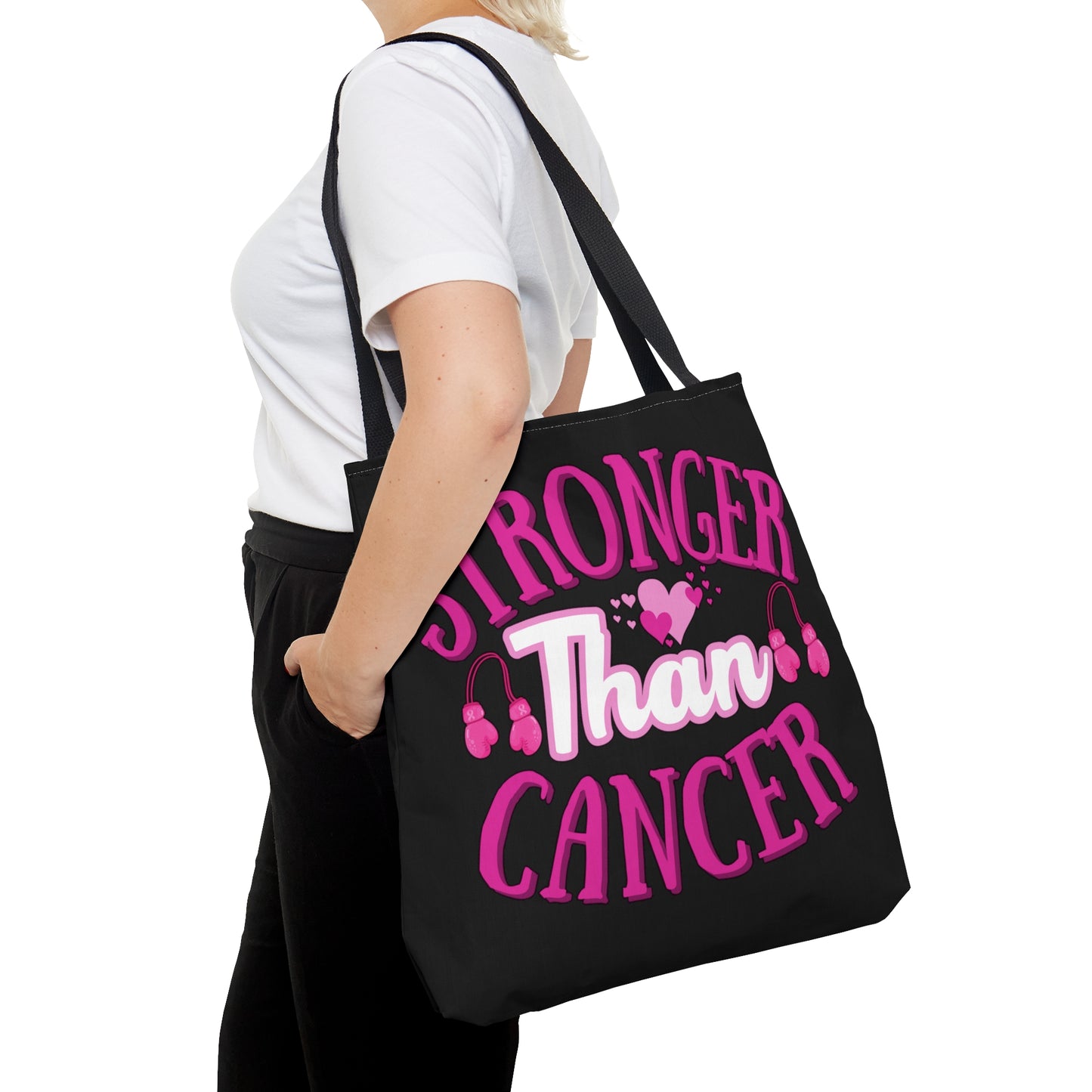 Stronger Than Cancer Tote Bag (AOP)