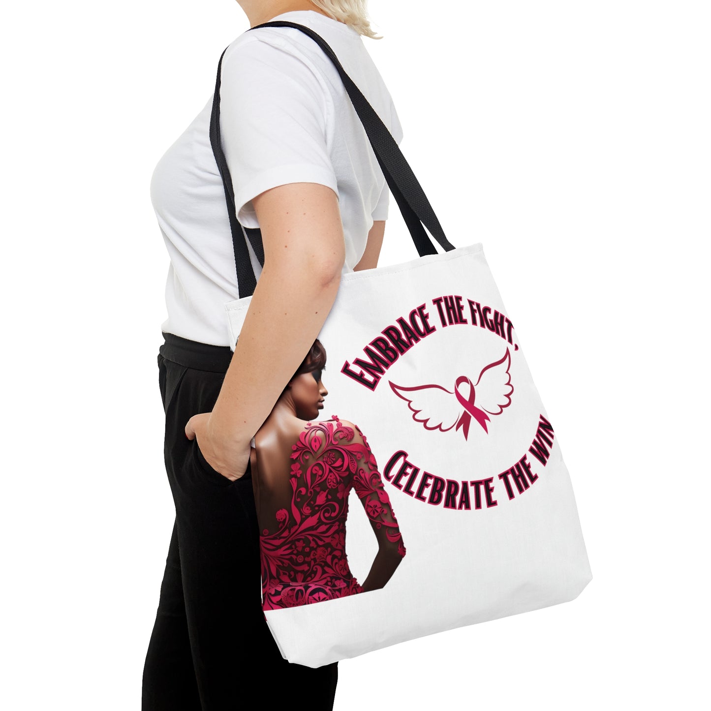 Embrace the Fight Tote Bag (AOP)