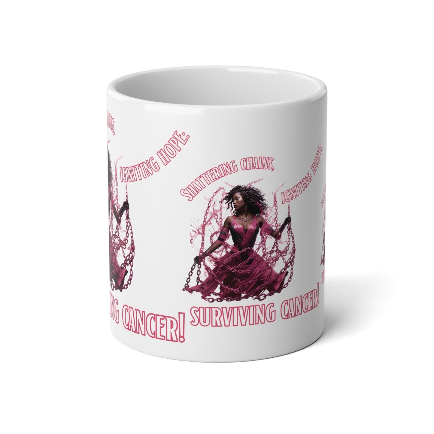 Surviving Cancer Jumbo Mug, 20oz