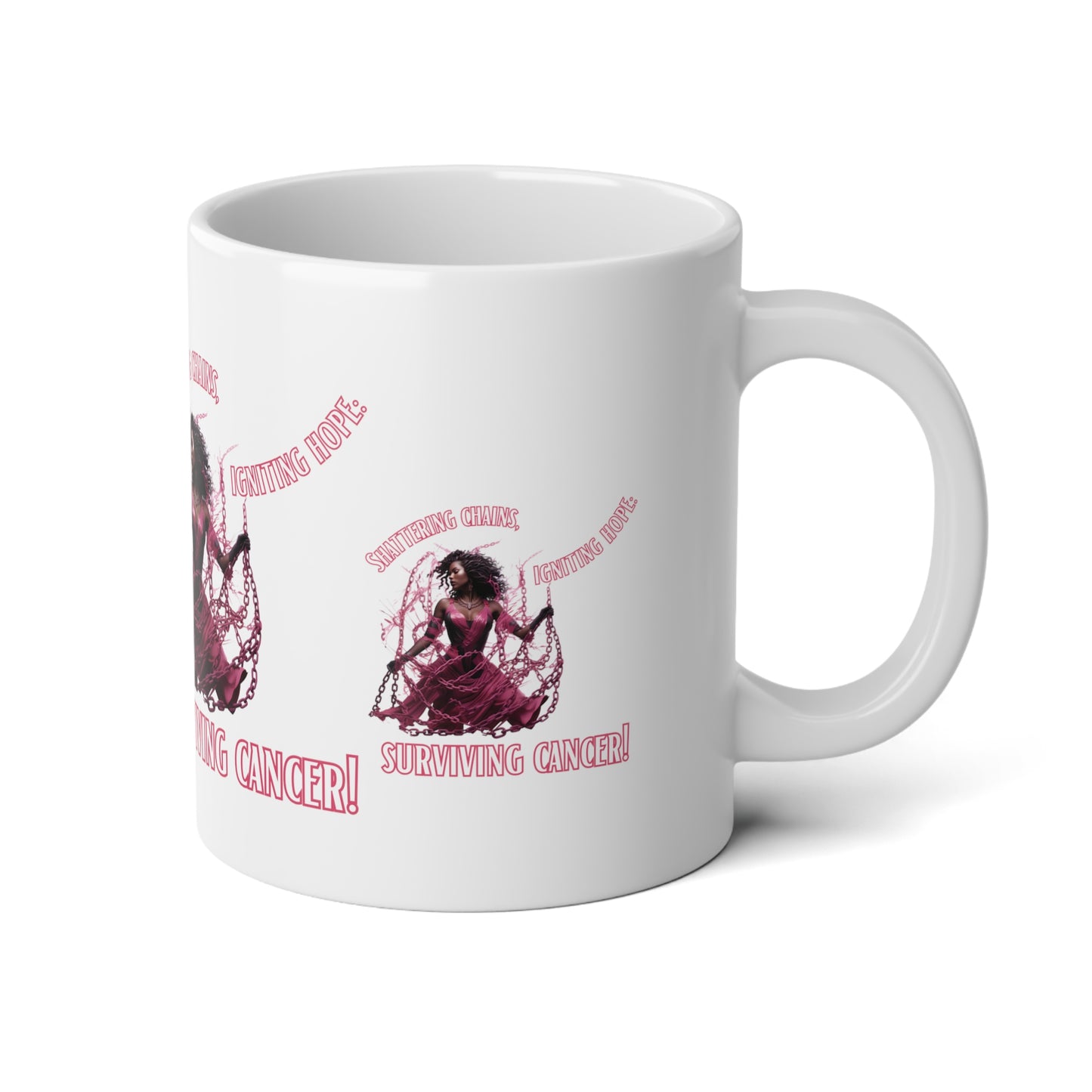 Surviving Cancer Jumbo Mug, 20oz