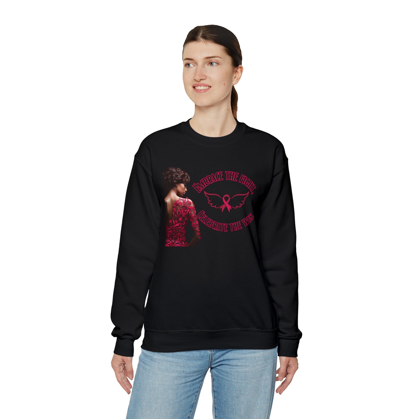 Embrace the Fight Unisex Heavy Blend™ Crewneck Sweatshirt