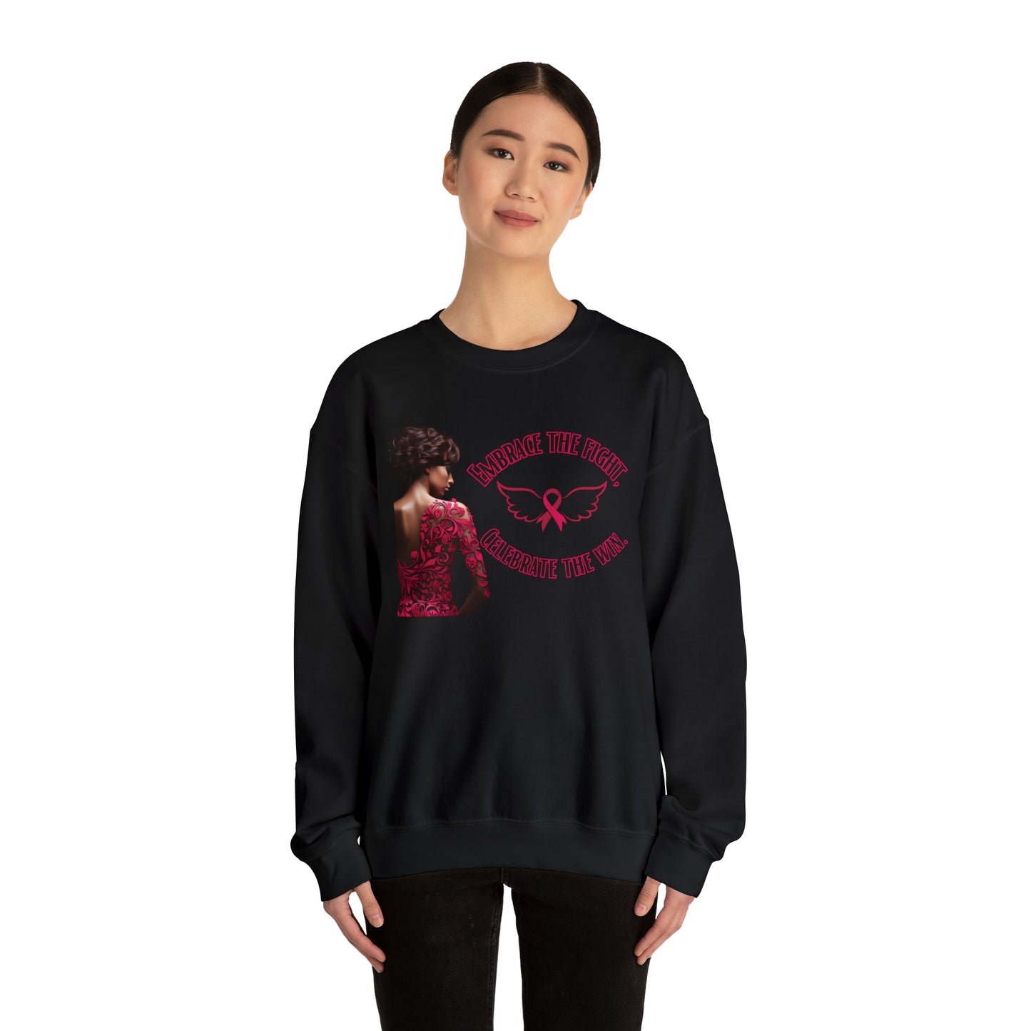 Embrace the Fight Unisex Heavy Blend™ Crewneck Sweatshirt