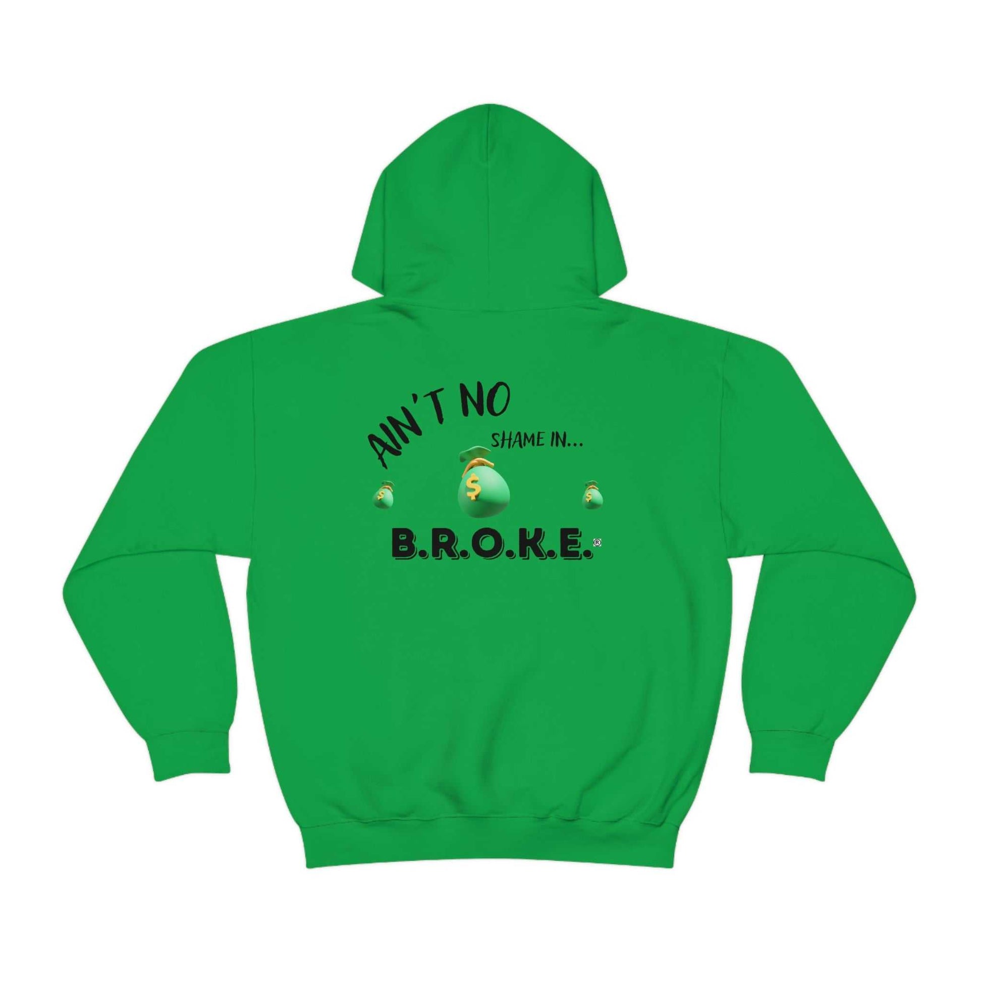 B.R.O.K.E. Unisex Heavy Blend™ Hooded Sweatshirt Hoodies and Sweatshirts Hoodie Good Vibes Daily Lab 42