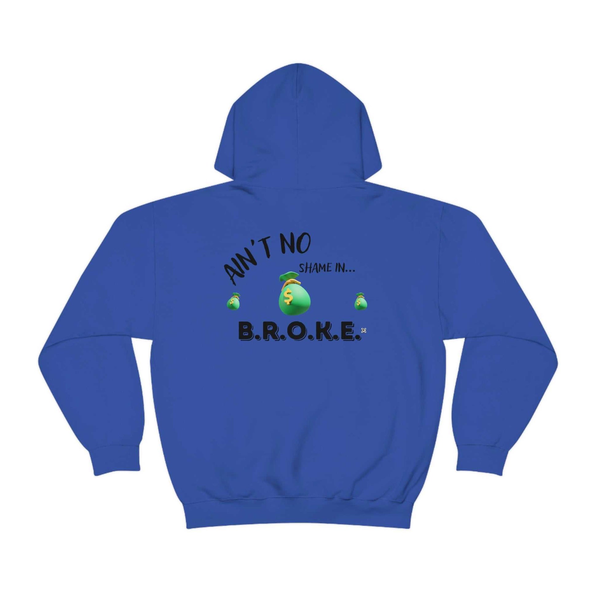 B.R.O.K.E. Unisex Heavy Blend™ Hooded Sweatshirt Hoodies and Sweatshirts Hoodie Good Vibes Daily Lab 42