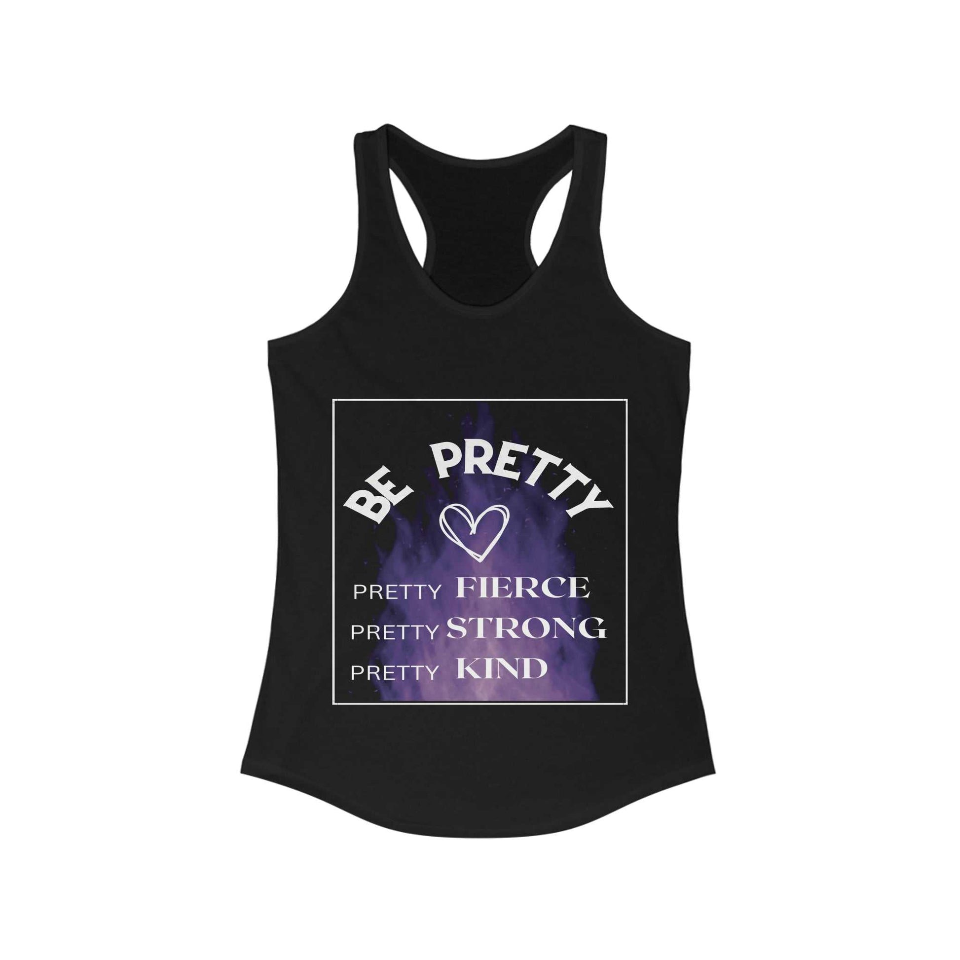 Be Pretty Women's Ideal Racerback Tank T-shirts and Tanks Tank Top Good Vibes Daily Lab 23