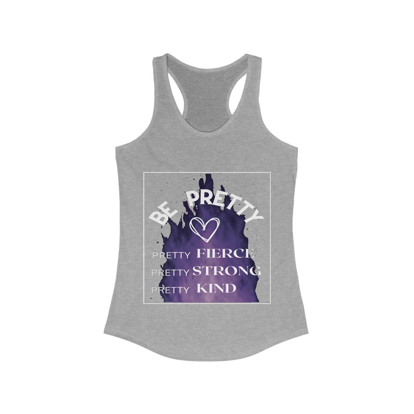 Be Pretty Women's Ideal Racerback Tank T-shirts and Tanks Tank Top Good Vibes Daily Lab 23