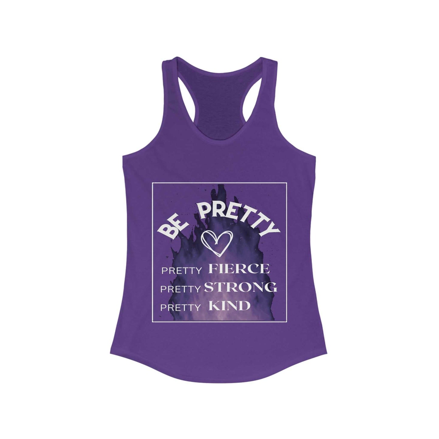 Be Pretty Women's Ideal Racerback Tank T-shirts and Tanks Tank Top Good Vibes Daily Lab 23