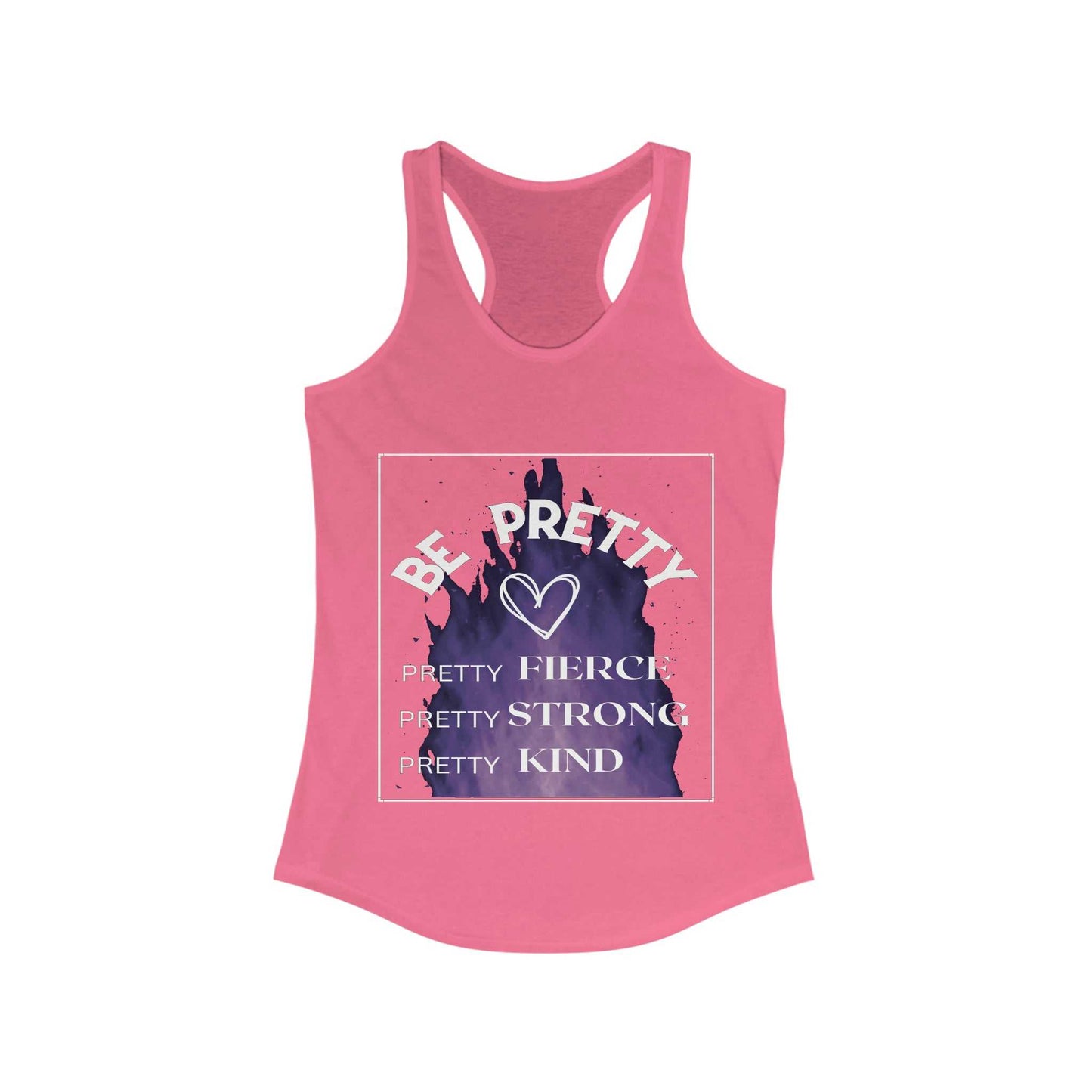 Be Pretty Women's Ideal Racerback Tank T-shirts and Tanks Tank Top Good Vibes Daily Lab 23