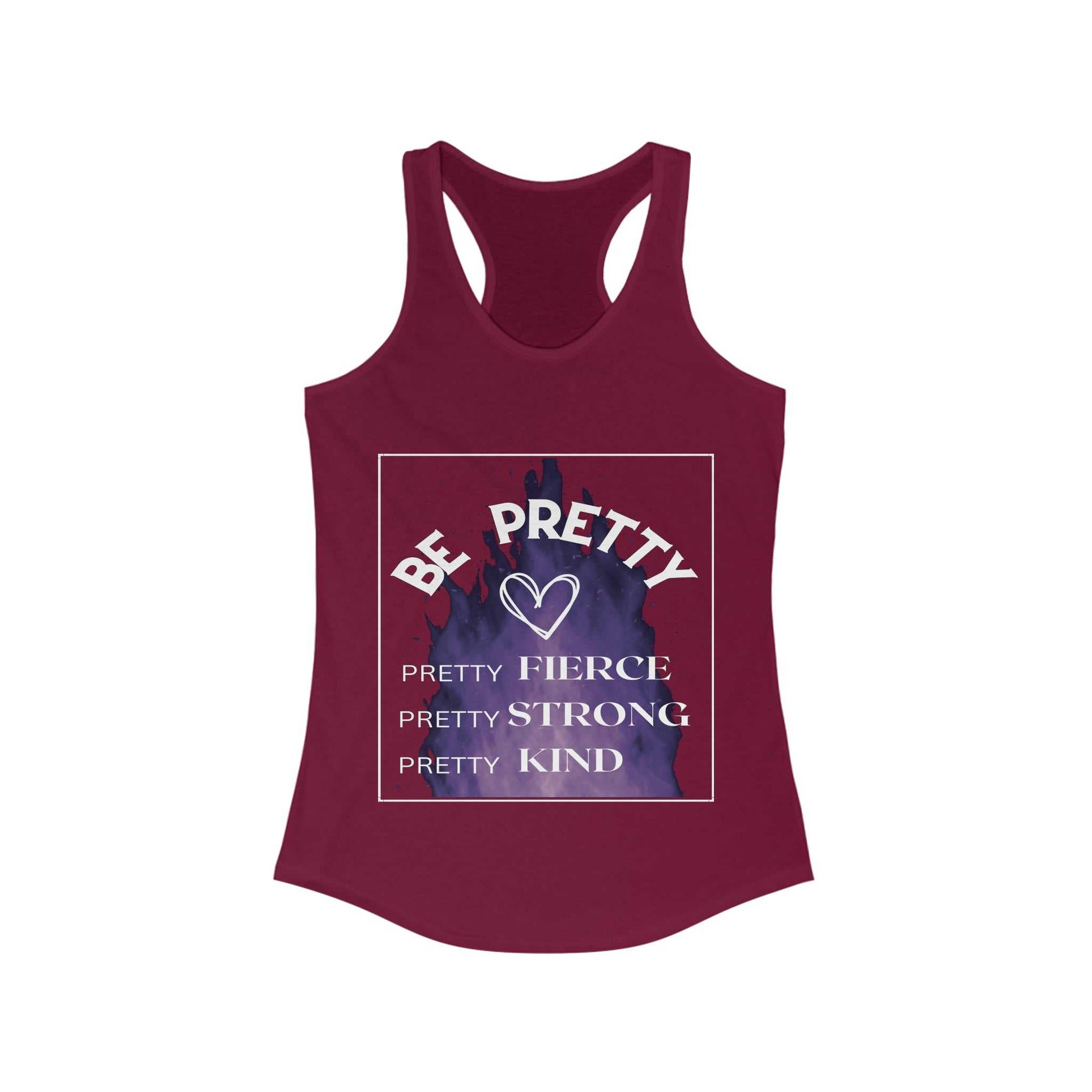 Be Pretty Women's Ideal Racerback Tank T-shirts and Tanks Tank Top Good Vibes Daily Lab 23