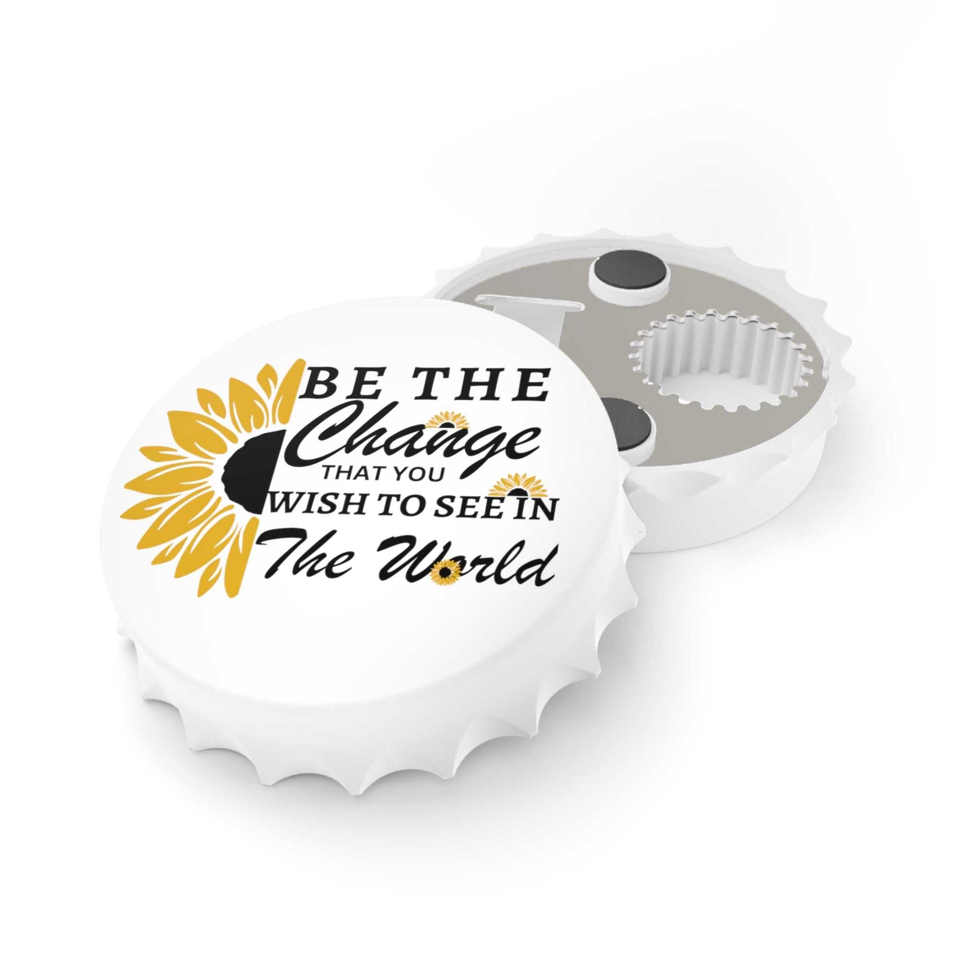 Be the Change Bottle Opener Bottle Openers Accessories Good Vibes Daily Lab 7