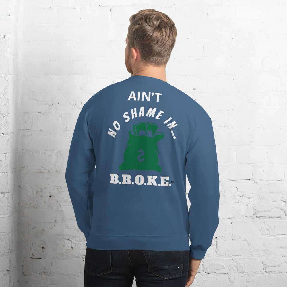 Broke Unisex Sweatshirt Hoodies and Sweatshirts Sweatshirt Good Vibes Daily Lab 38