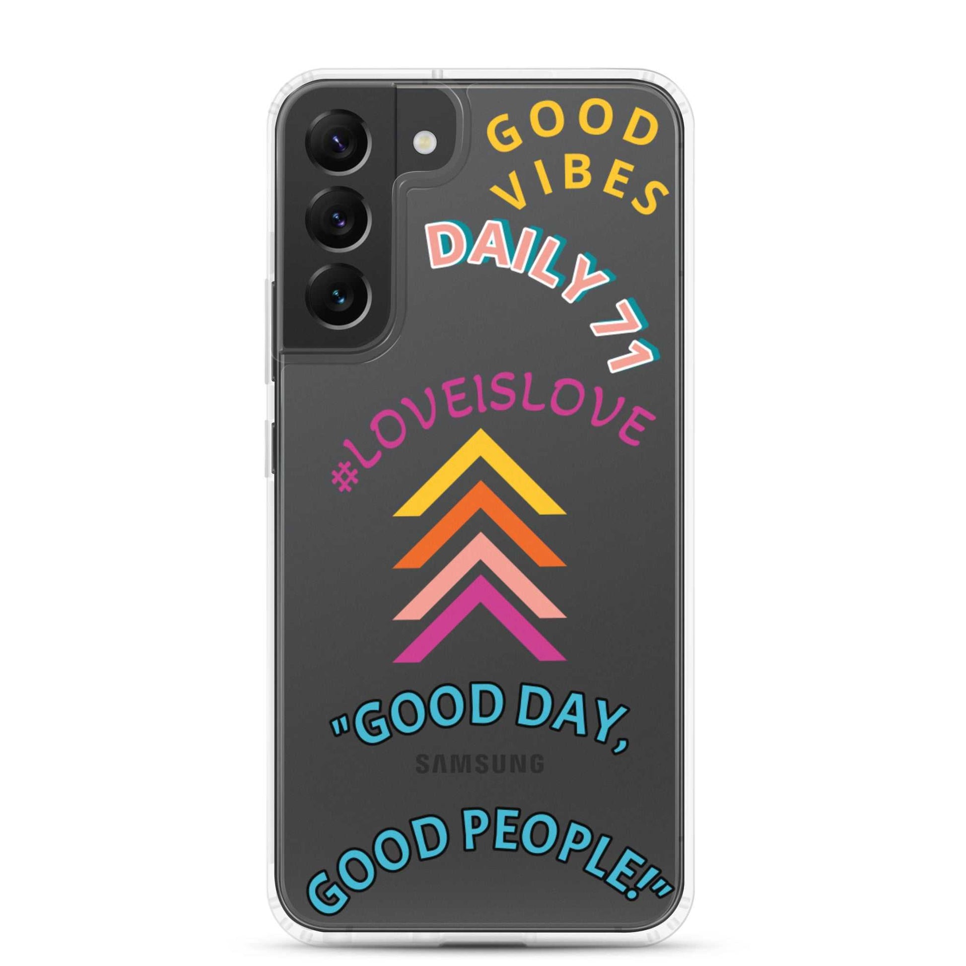 Good Vibes Samsung Case Motivation on the Go!! Phone Case Good Vibes Daily Lab 23