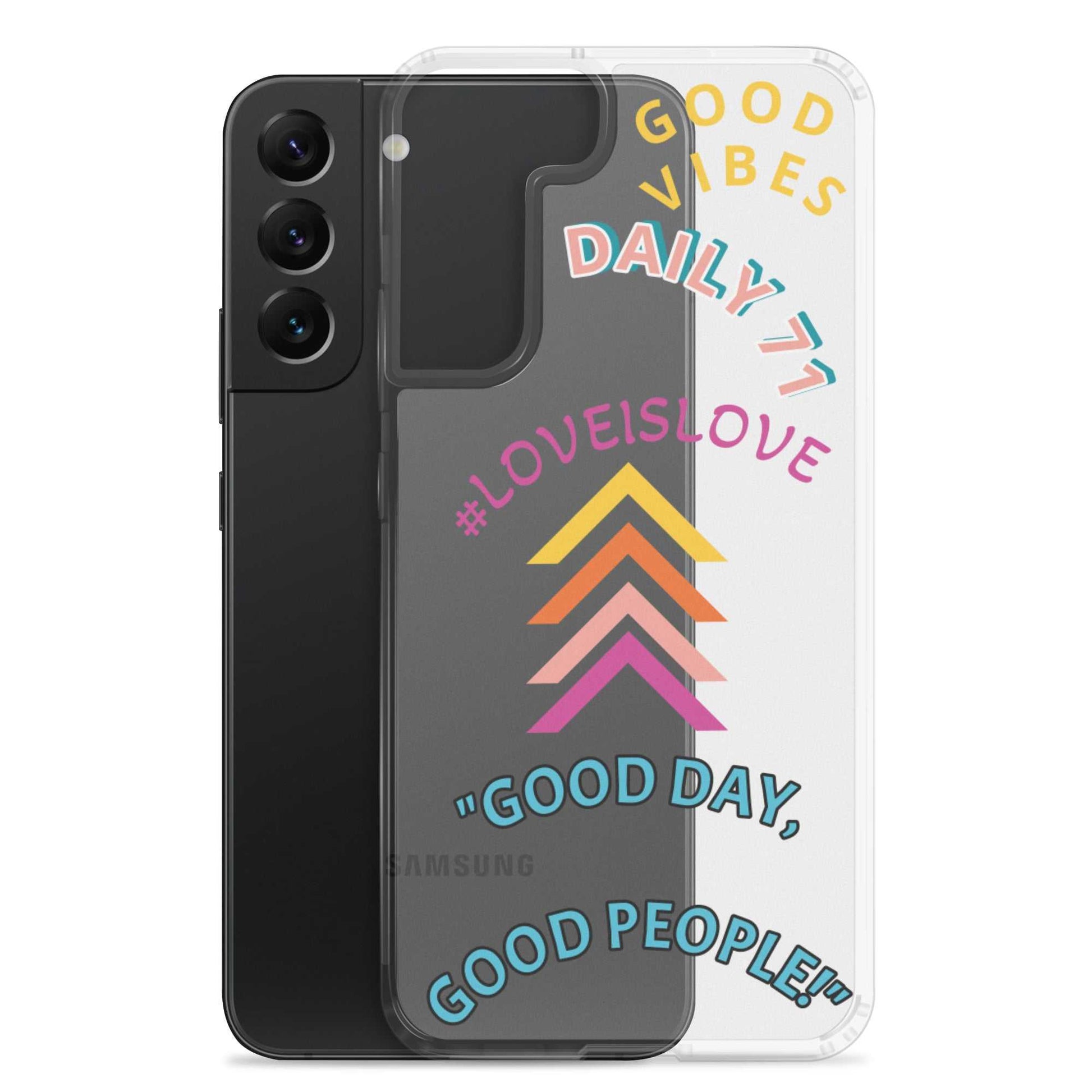 Good Vibes Samsung Case Motivation on the Go!! Phone Case Good Vibes Daily Lab 23