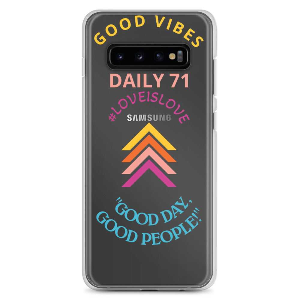 Good Vibes Samsung Case Motivation on the Go!! Phone Case Good Vibes Daily Lab 23