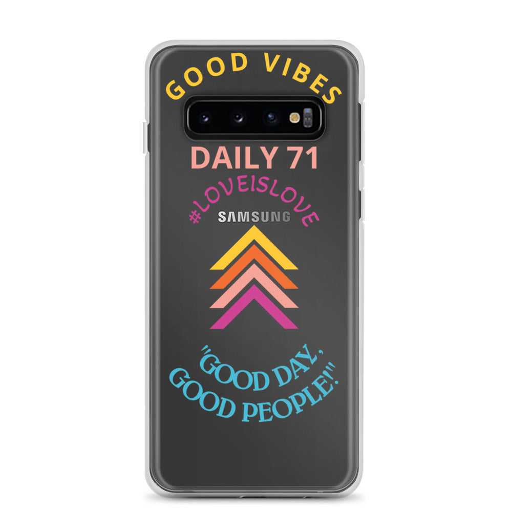 Good Vibes Samsung Case Motivation on the Go!! Phone Case Good Vibes Daily Lab 23