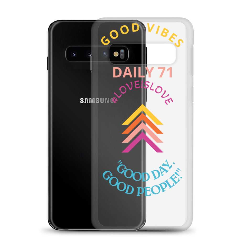 Good Vibes Samsung Case Motivation on the Go!! Phone Case Good Vibes Daily Lab 23