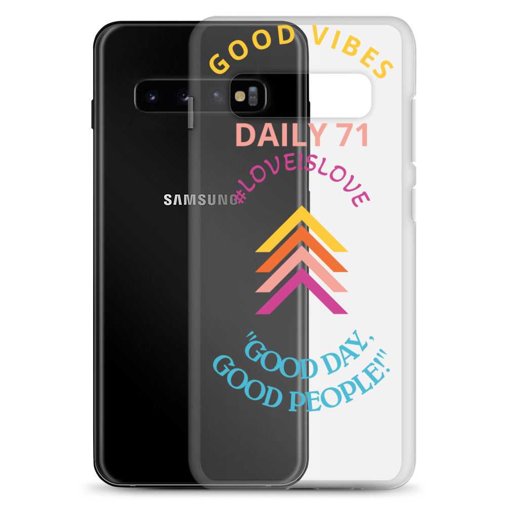 Good Vibes Samsung Case Motivation on the Go!! Phone Case Good Vibes Daily Lab 23