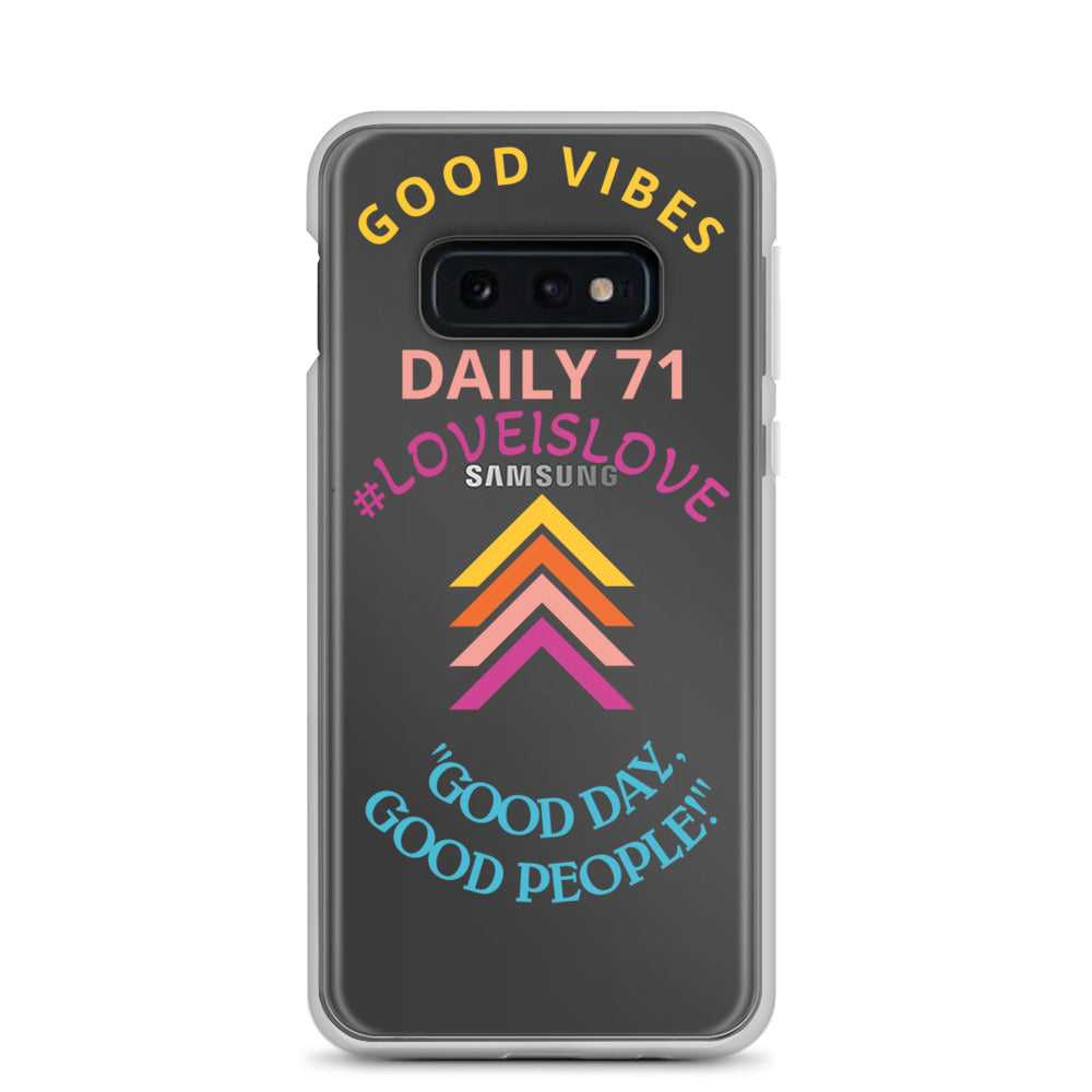 Good Vibes Samsung Case Motivation on the Go!! Phone Case Good Vibes Daily Lab 23