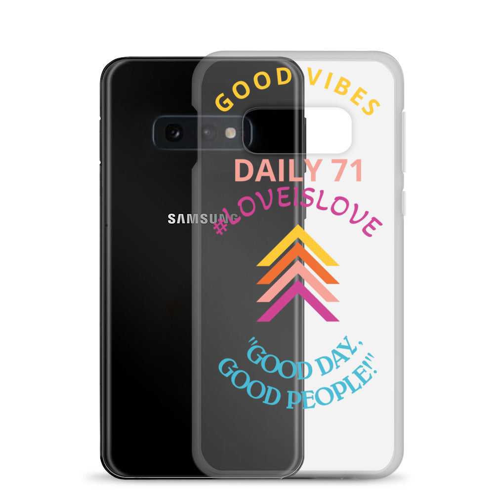 Good Vibes Samsung Case Motivation on the Go!! Phone Case Good Vibes Daily Lab 23