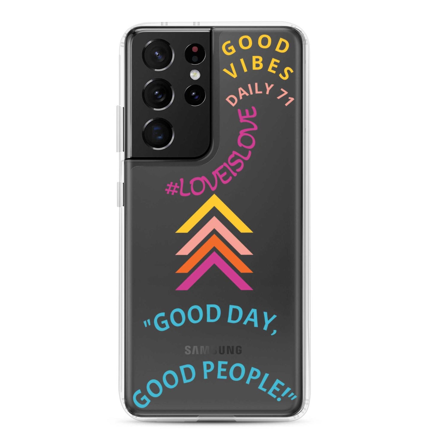 Good Vibes Samsung Case Motivation on the Go!! Phone Case Good Vibes Daily Lab 23