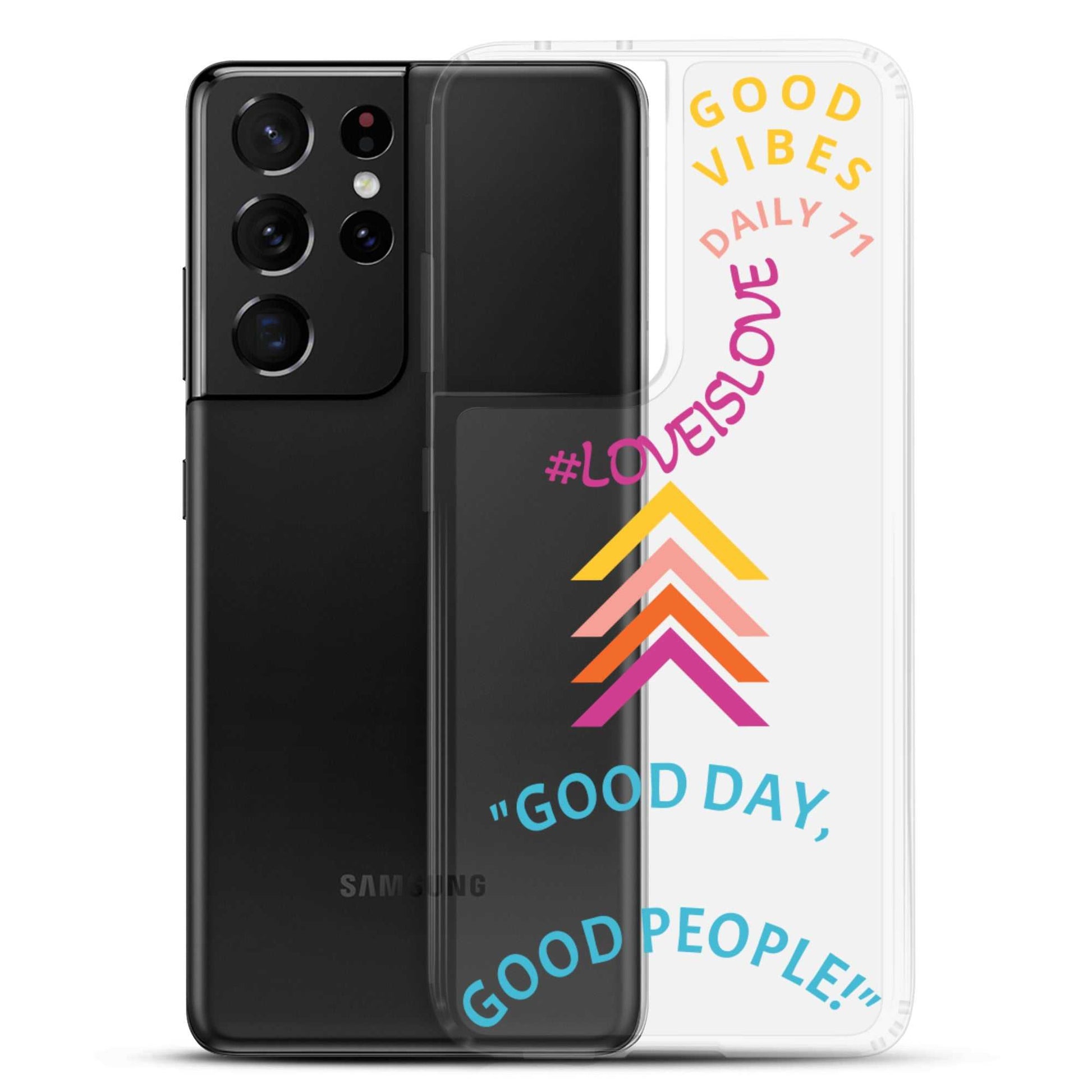 Good Vibes Samsung Case Motivation on the Go!! Phone Case Good Vibes Daily Lab 23