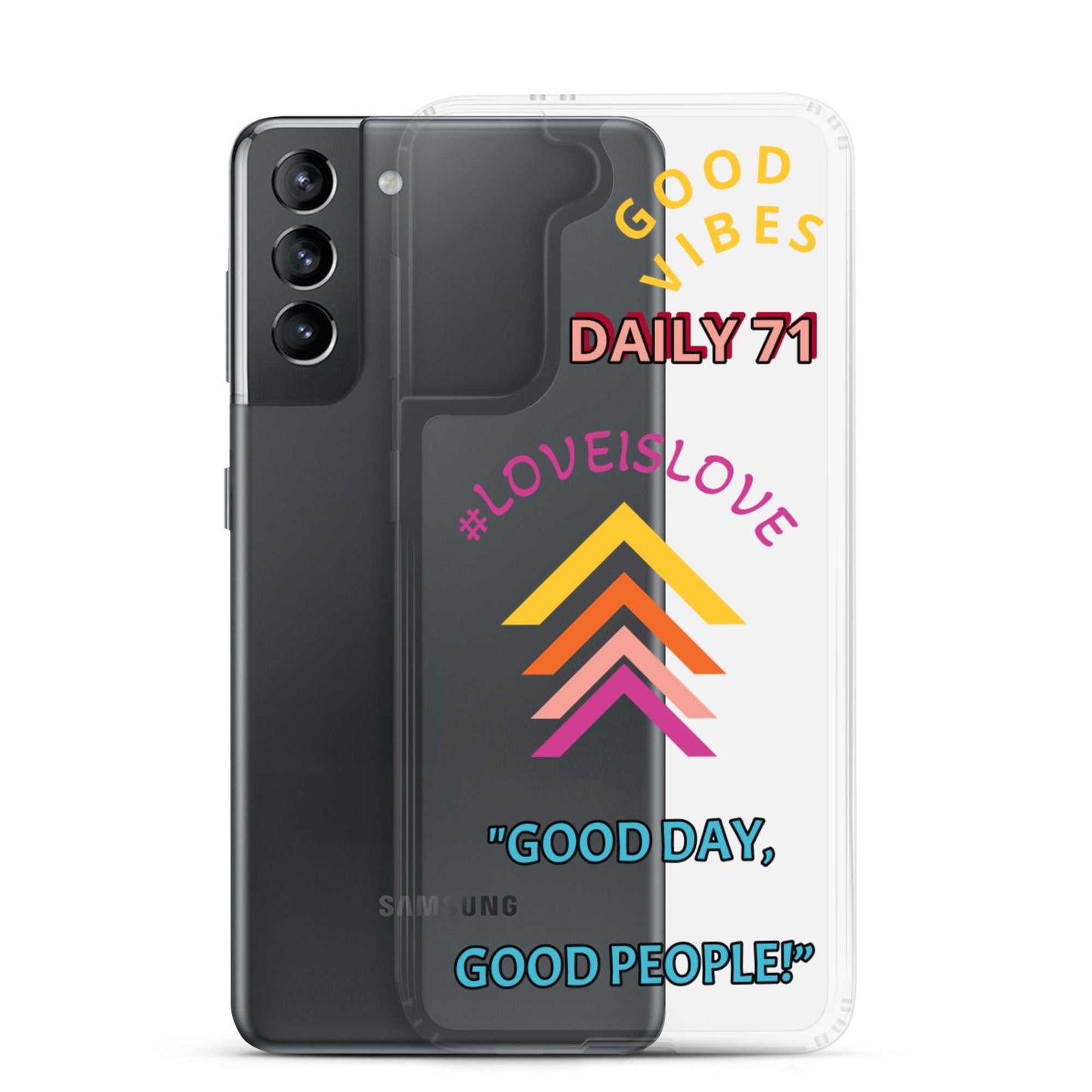 Good Vibes Samsung Case Motivation on the Go!! Phone Case Good Vibes Daily Lab 23