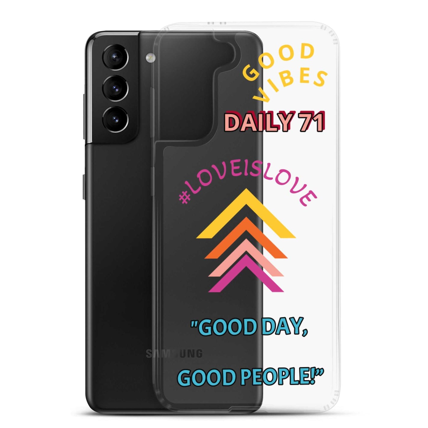 Good Vibes Samsung Case Motivation on the Go!! Phone Case Good Vibes Daily Lab 23