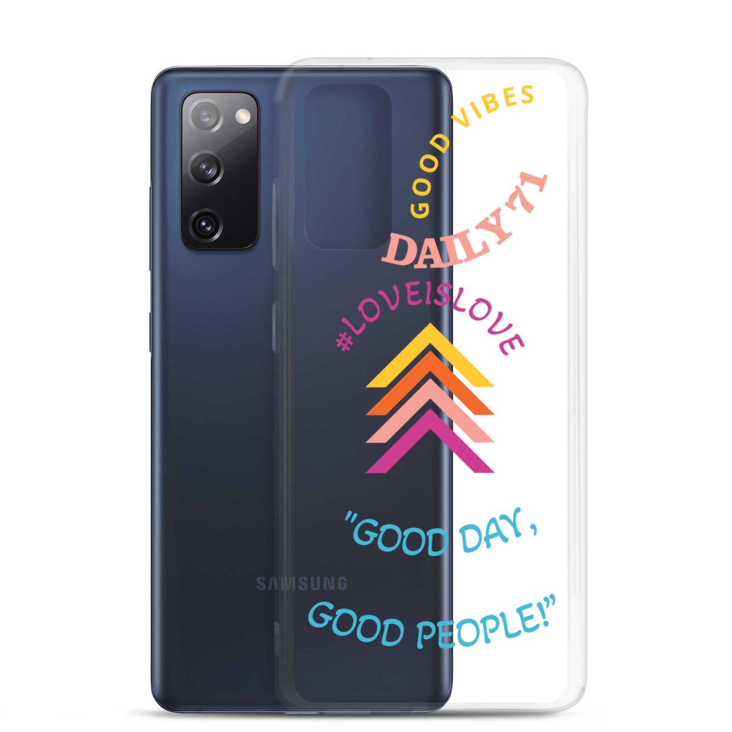 Good Vibes Samsung Case Motivation on the Go!! Phone Case Good Vibes Daily Lab 23