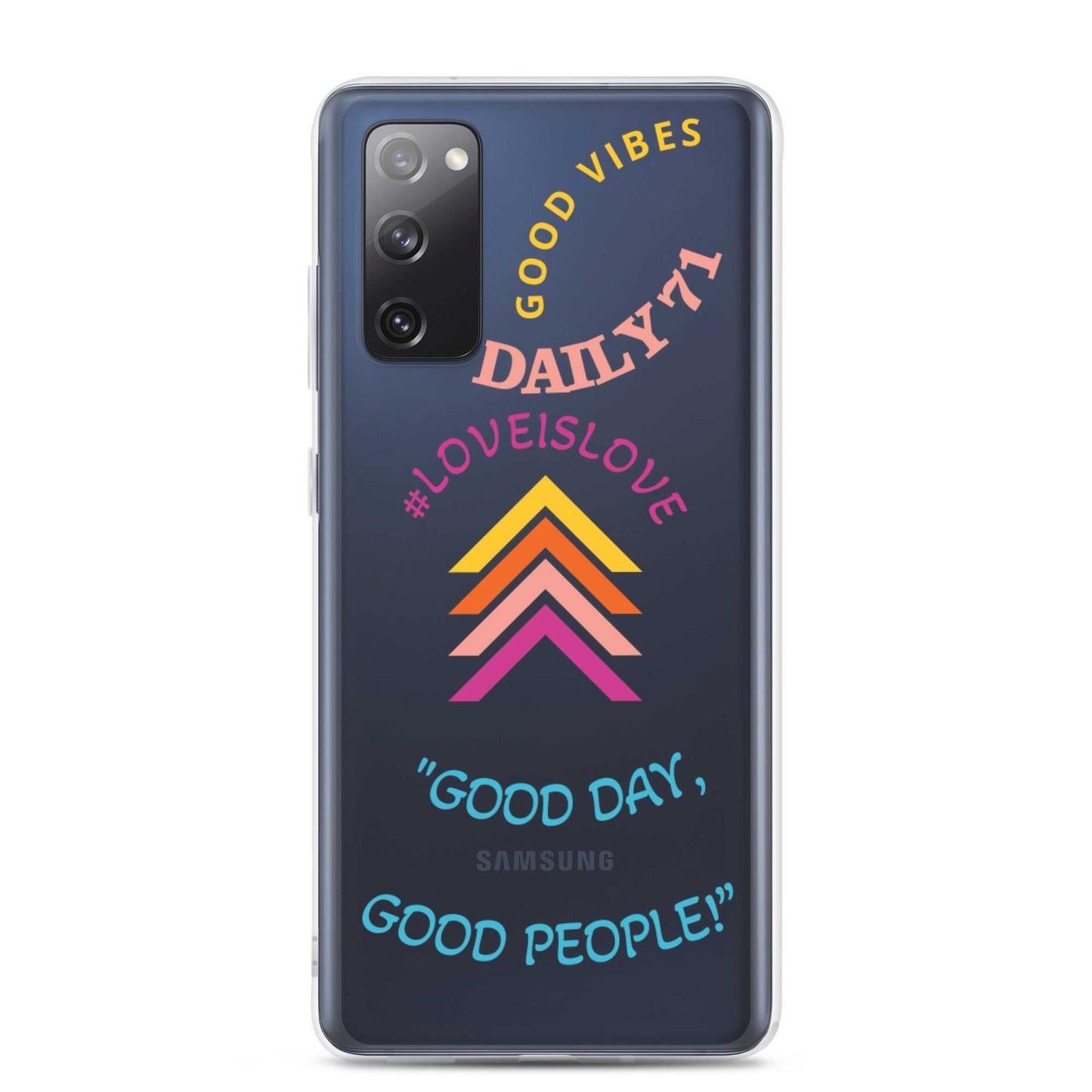 Good Vibes Samsung Case Motivation on the Go!! Phone Case Good Vibes Daily Lab 23