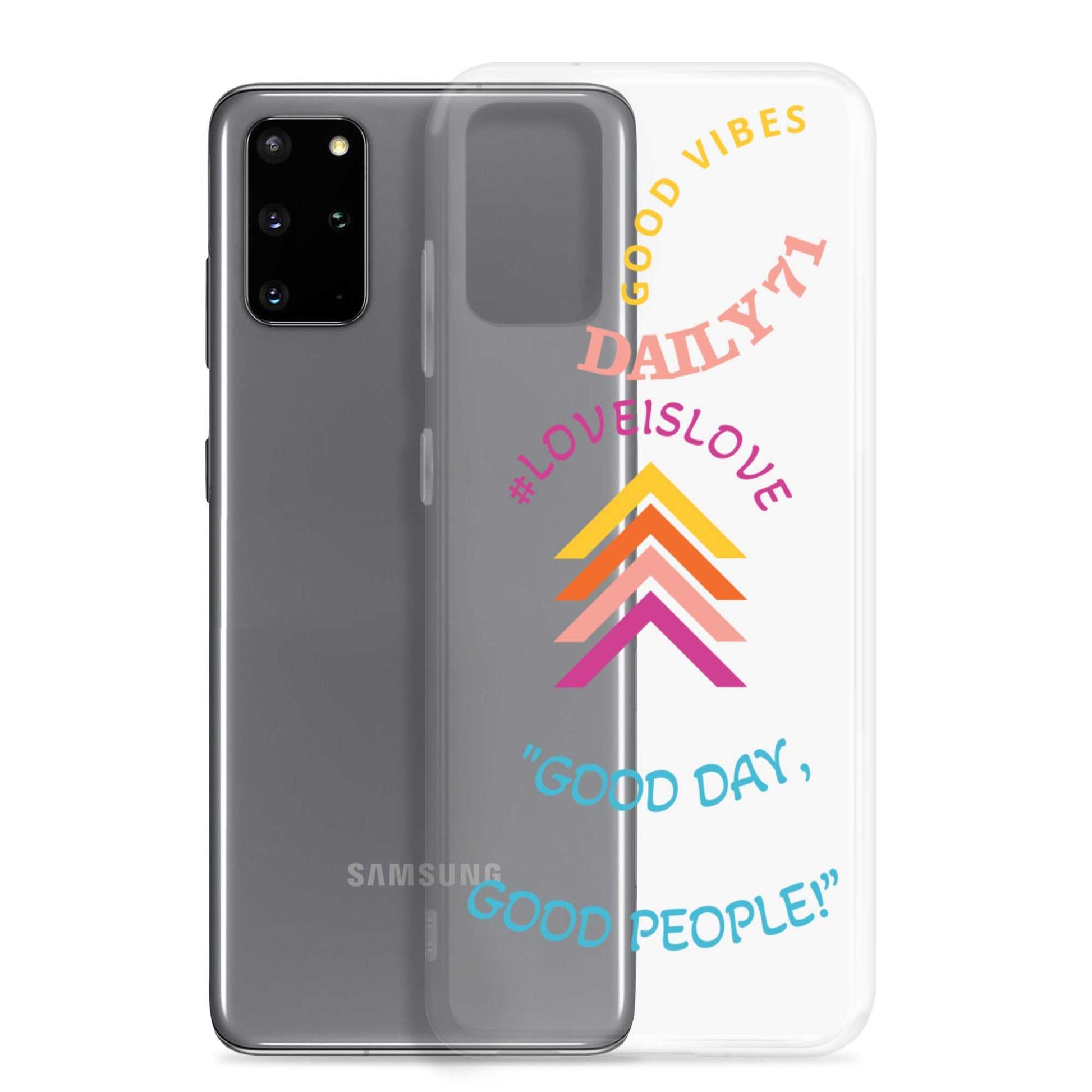 Good Vibes Samsung Case Motivation on the Go!! Phone Case Good Vibes Daily Lab 23