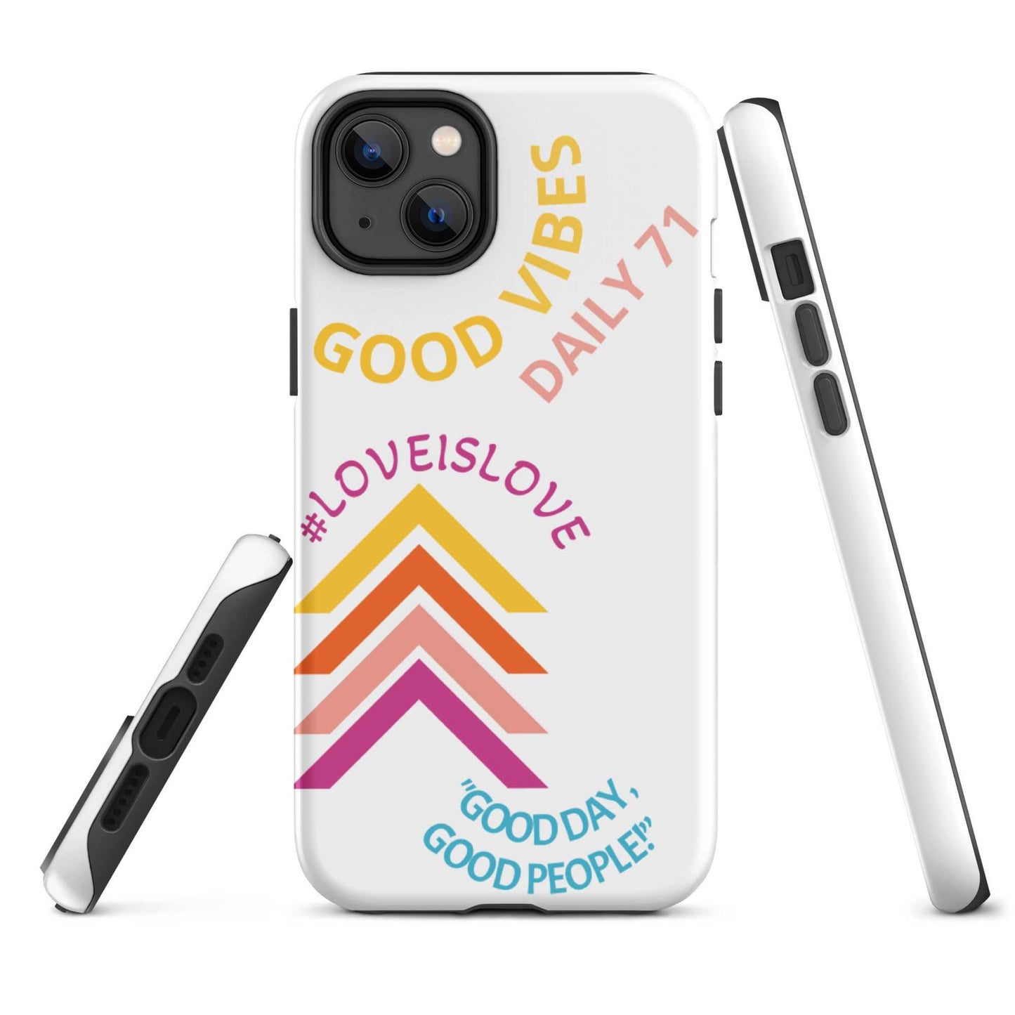 Good Vibes Tough iPhone case Motivation on the Go!! Phone Case Good Vibes Daily Lab 28