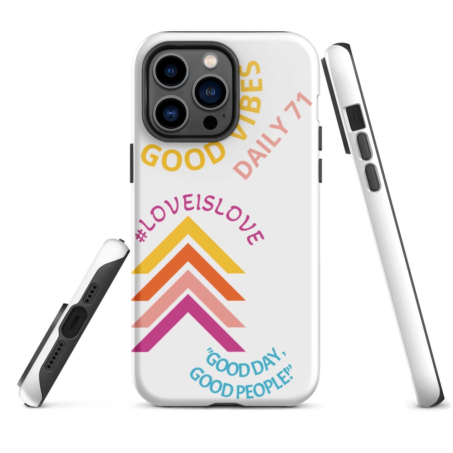 Good Vibes Tough iPhone case Motivation on the Go!! Phone Case Good Vibes Daily Lab 28