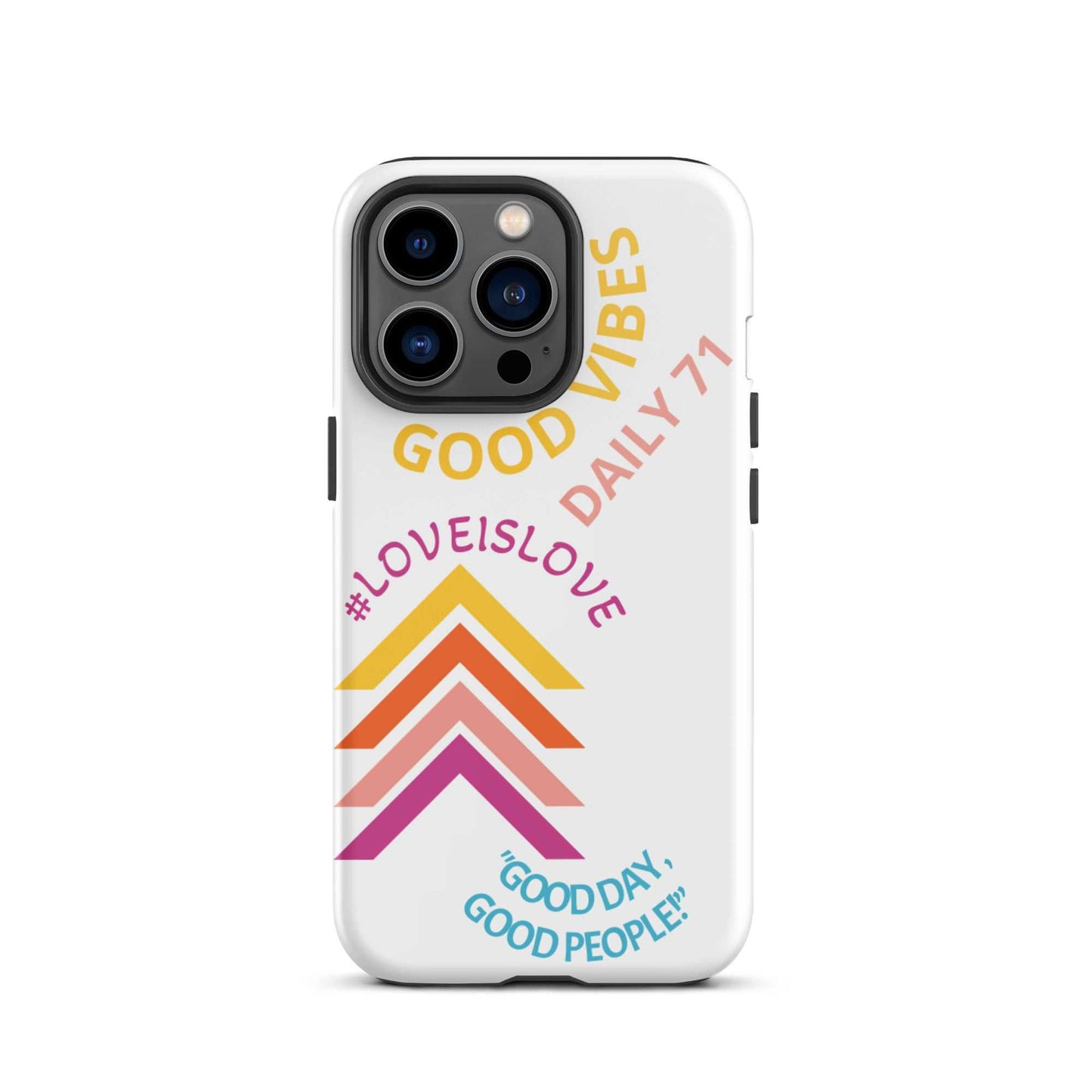 Good Vibes Tough iPhone case Motivation on the Go!! Phone Case Good Vibes Daily Lab 28