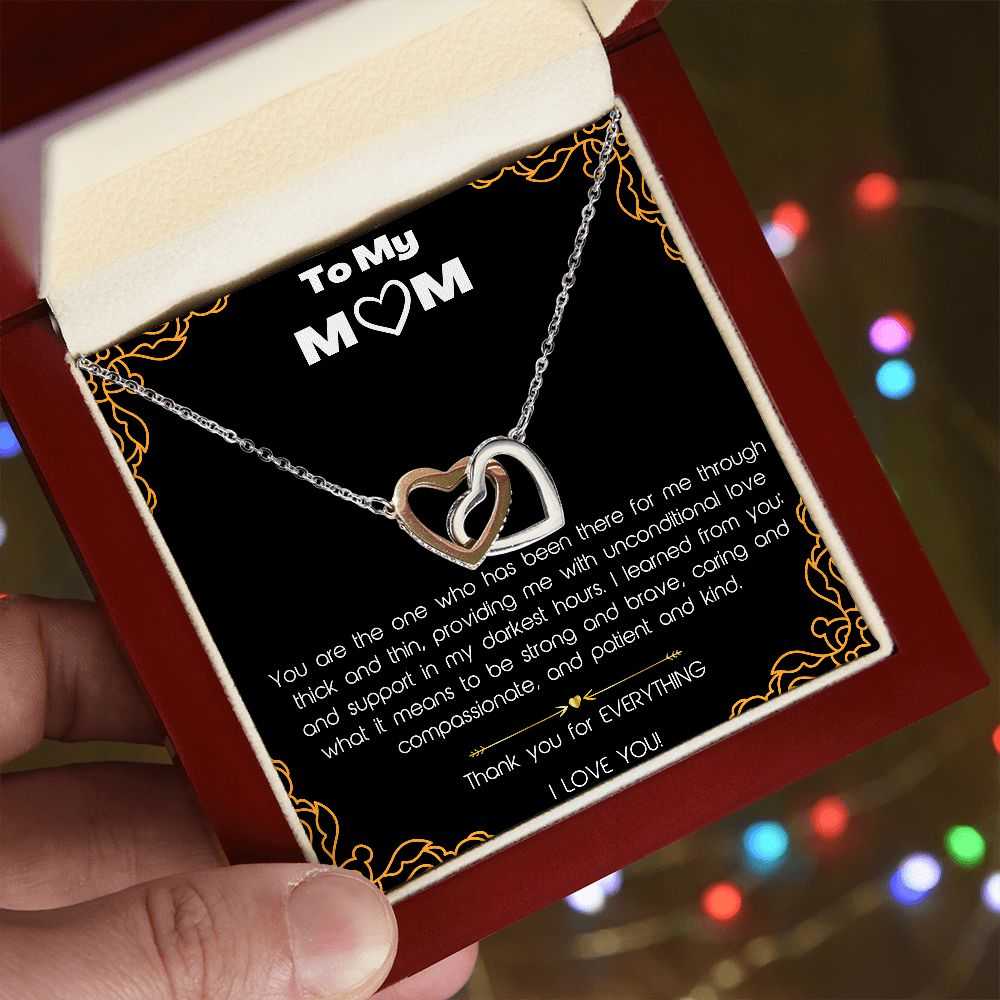 Interlocking Hearts Necklace --MOM-- Jewelry for Any and Every Occasion Jewelry Good Vibes Daily Lab 59