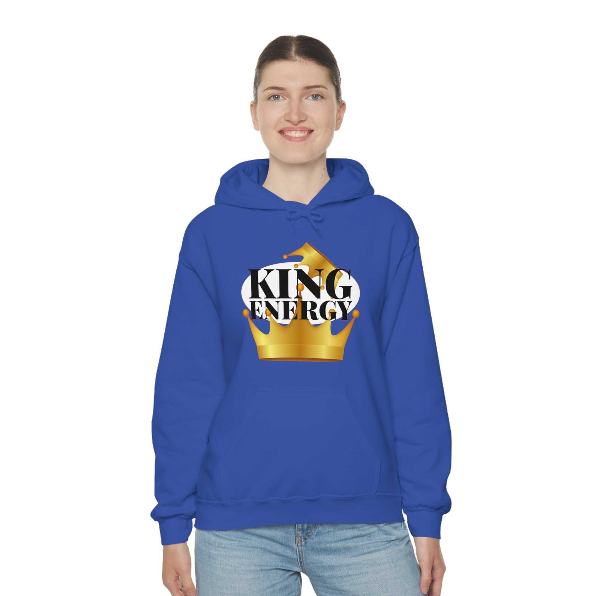 King Energy Heavy Blend™ Hooded Sweatshirt Hoodies and Sweatshirts Hoodie Good Vibes Daily Lab 42