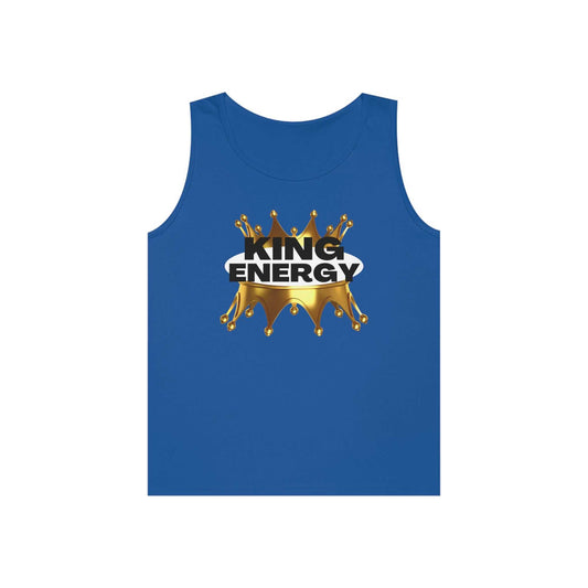 King Energy Heavy Cotton Tank Top Crown All Products Tank Top Good Vibes Daily Lab 23