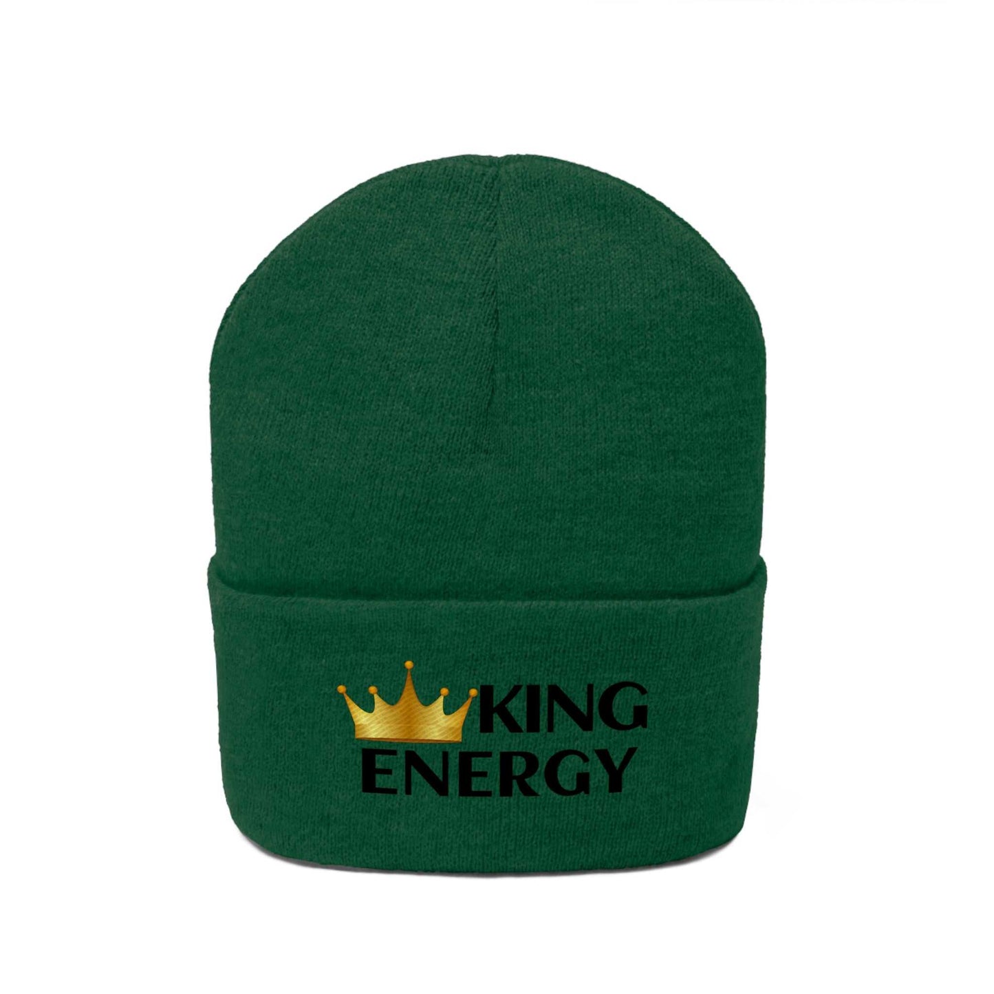 King Energy Knit Beanie Motivation on the Go!! Hats Good Vibes Daily Lab 18