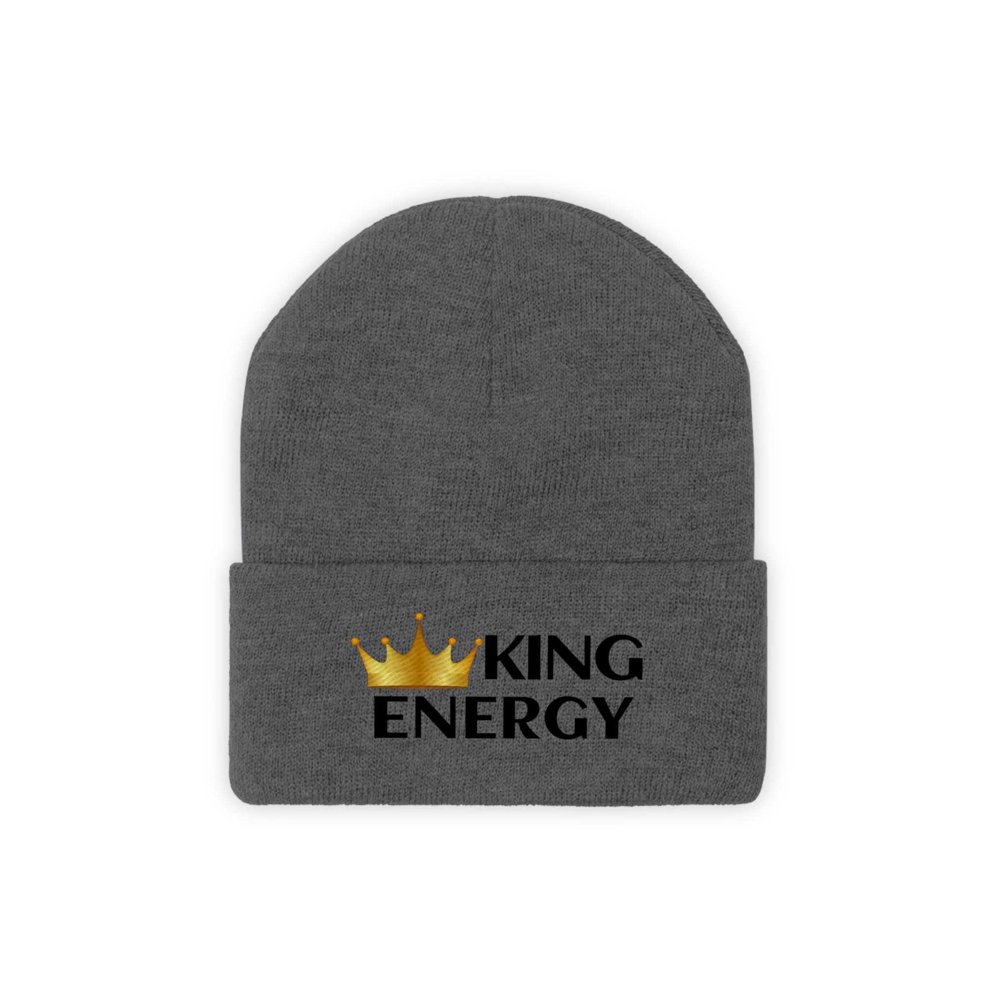 King Energy Knit Beanie Motivation on the Go!! Hats Good Vibes Daily Lab 18