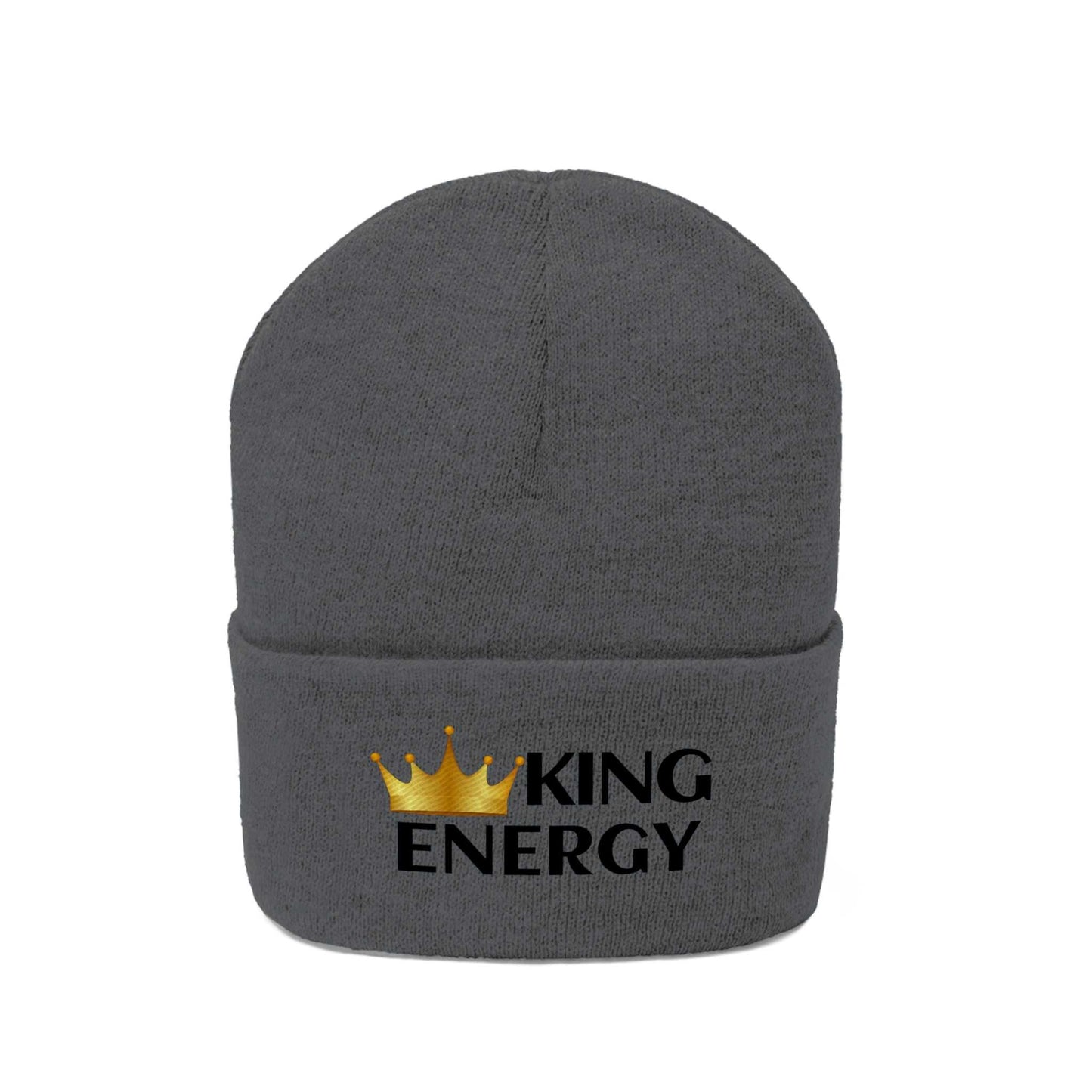 King Energy Knit Beanie Motivation on the Go!! Hats Good Vibes Daily Lab 18