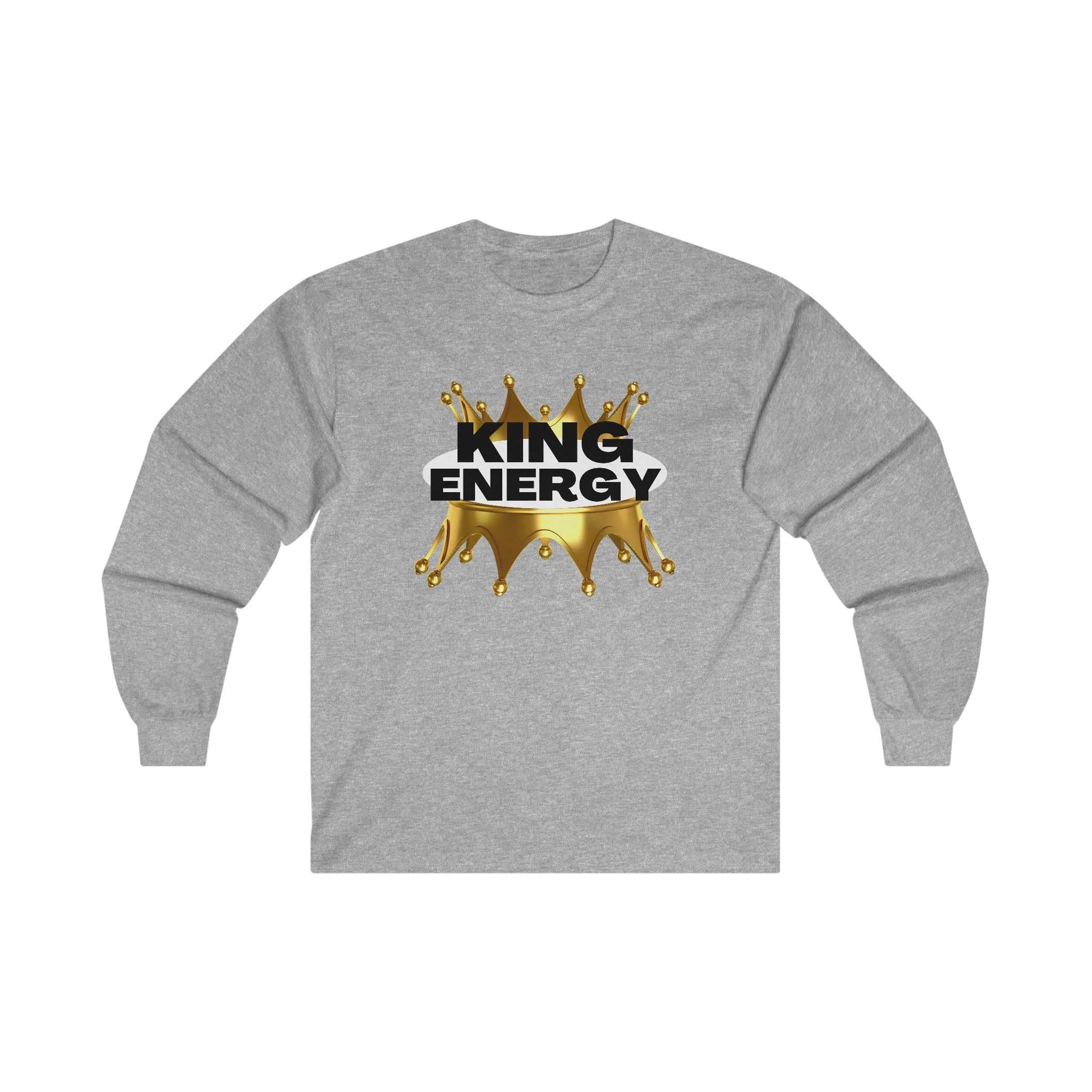 King Energy Ultra Cotton Long Sleeve Tee All Products Long-sleeve Good Vibes Daily Lab 44