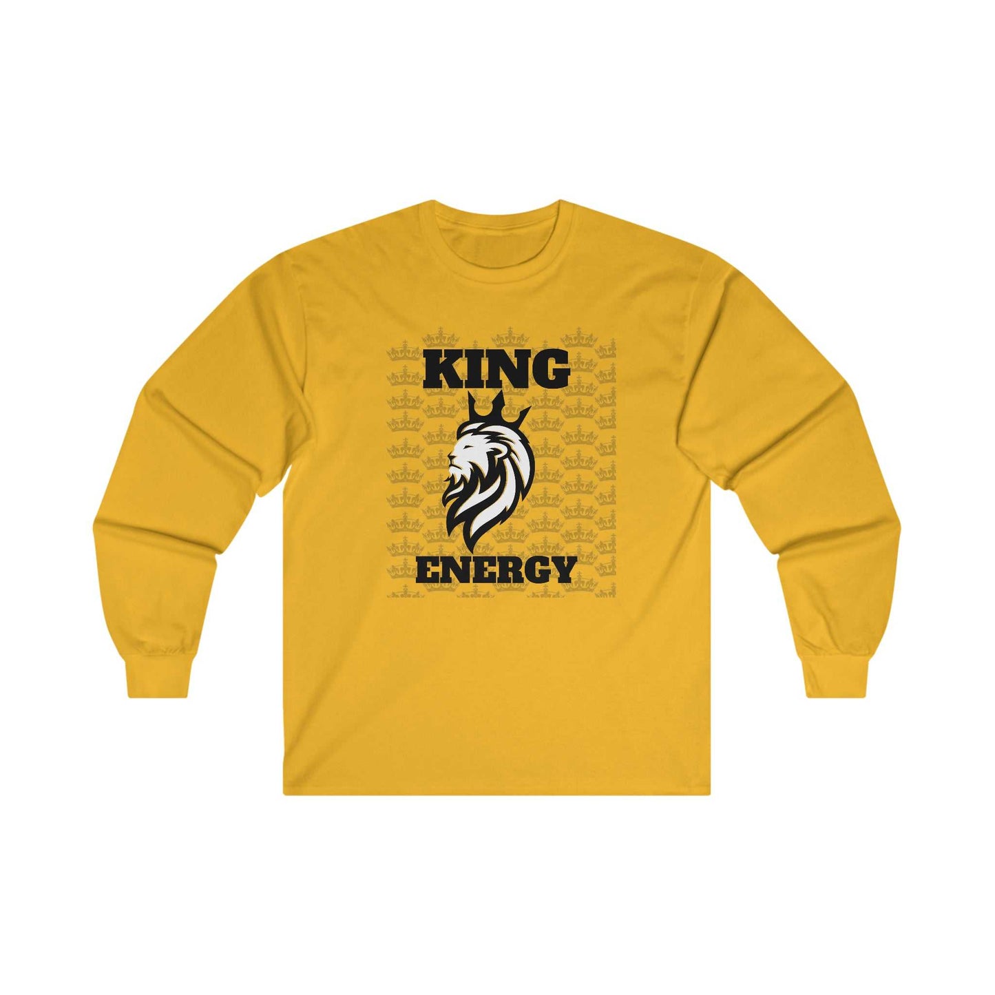 King Energy Ultra Cotton Long Sleeve Tee Lion Long Sleeve T-shirts and Joggers Long-sleeve Good Vibes Daily Lab 35