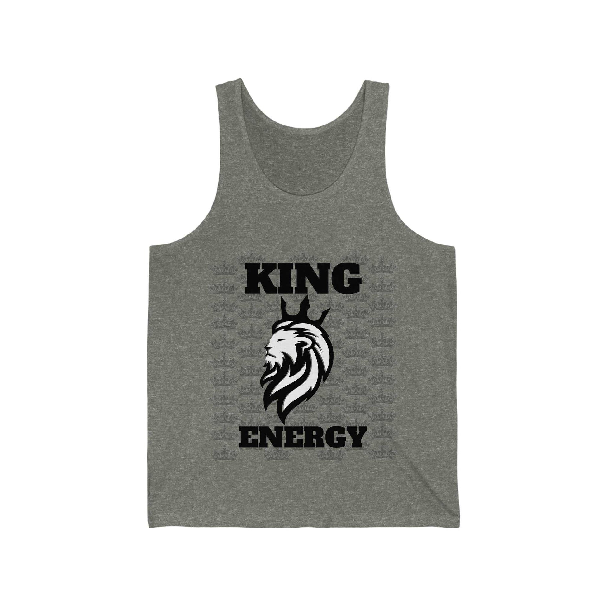 King Energy Unisex Jersey Tank Lion All Products Tank Top Good Vibes Daily Lab 23