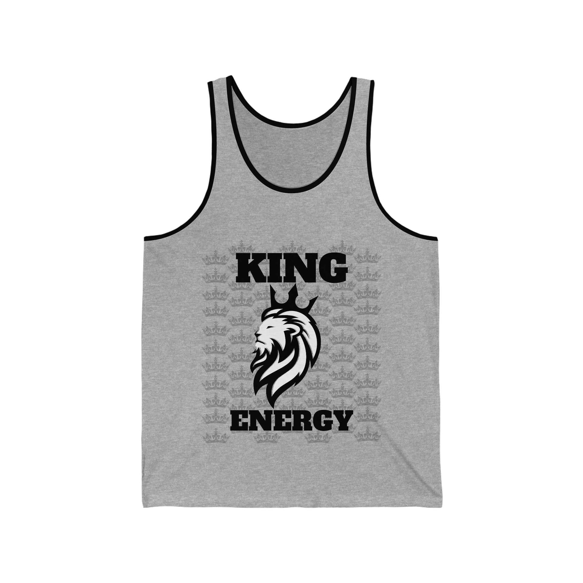 King Energy Unisex Jersey Tank Lion All Products Tank Top Good Vibes Daily Lab 23