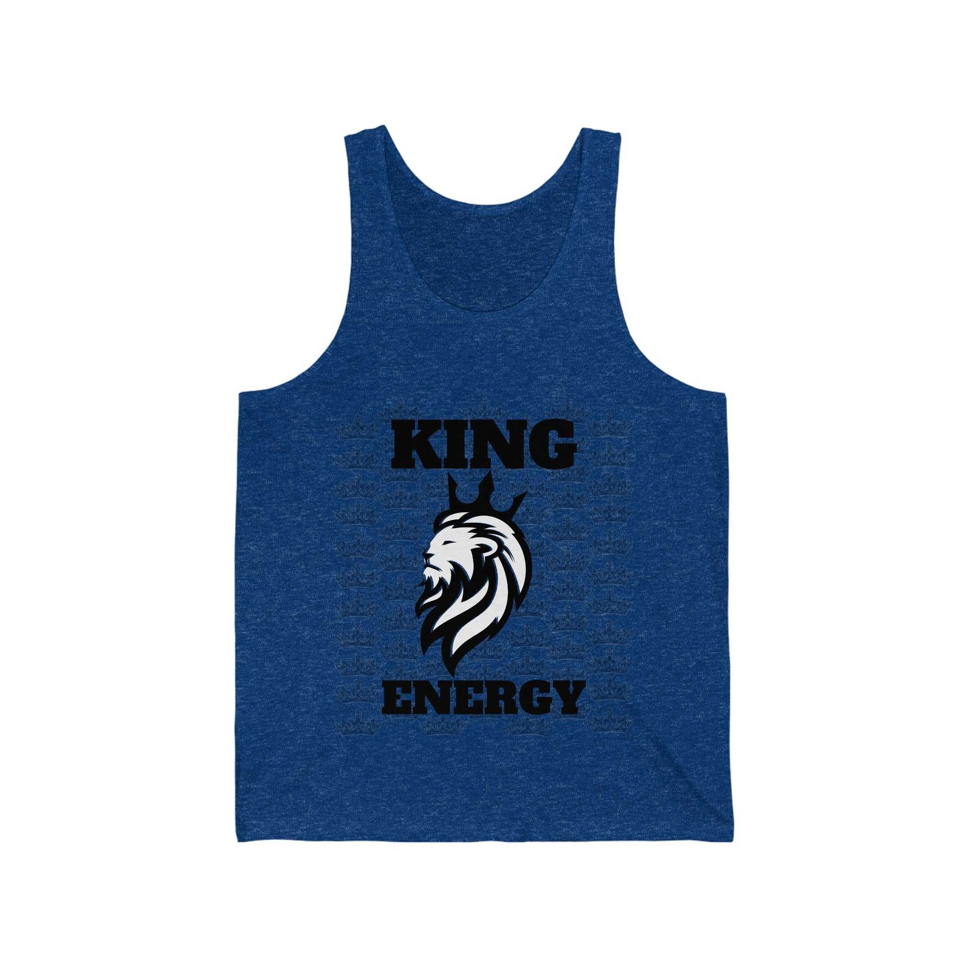 King Energy Unisex Jersey Tank Lion All Products Tank Top Good Vibes Daily Lab 23