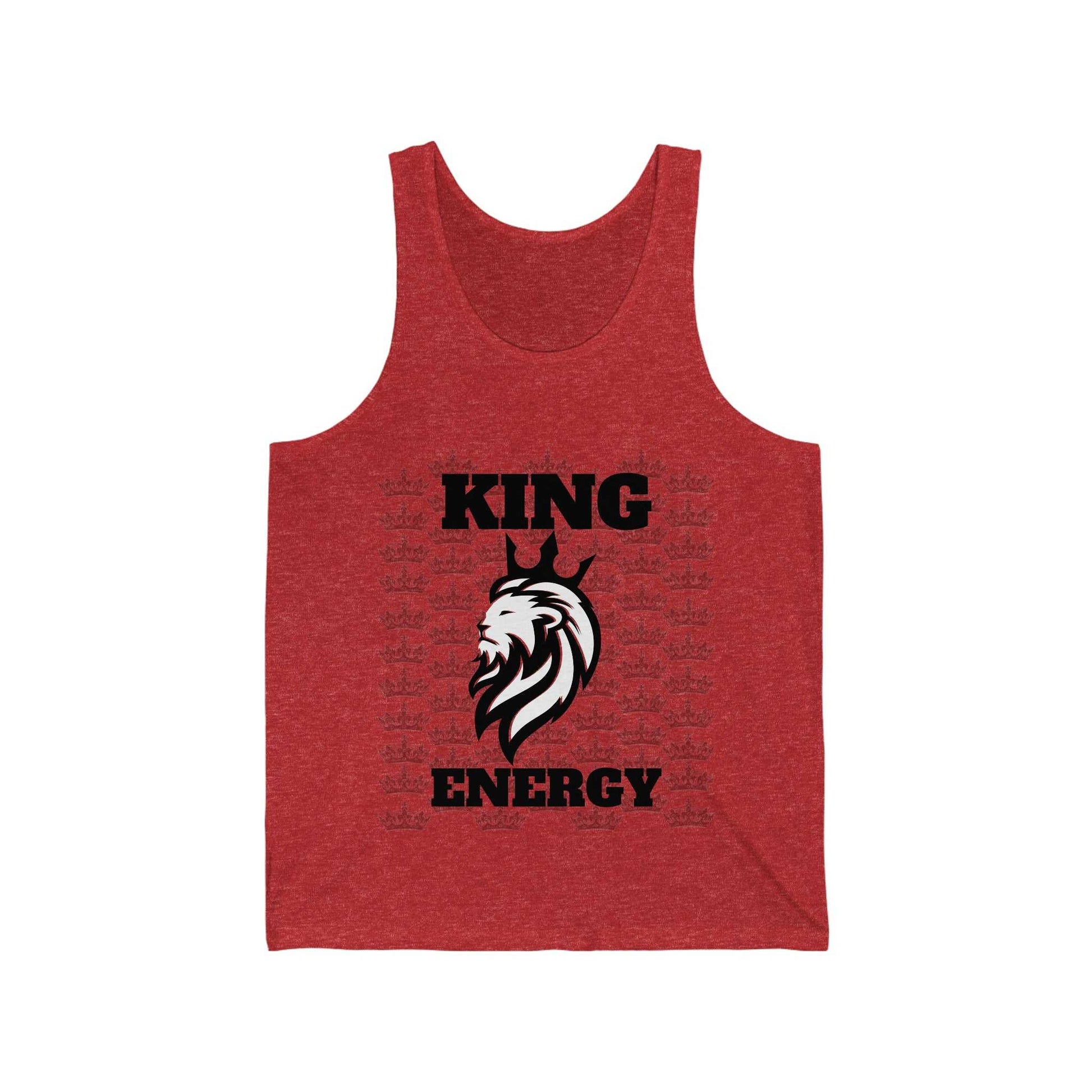 King Energy Unisex Jersey Tank Lion All Products Tank Top Good Vibes Daily Lab 23