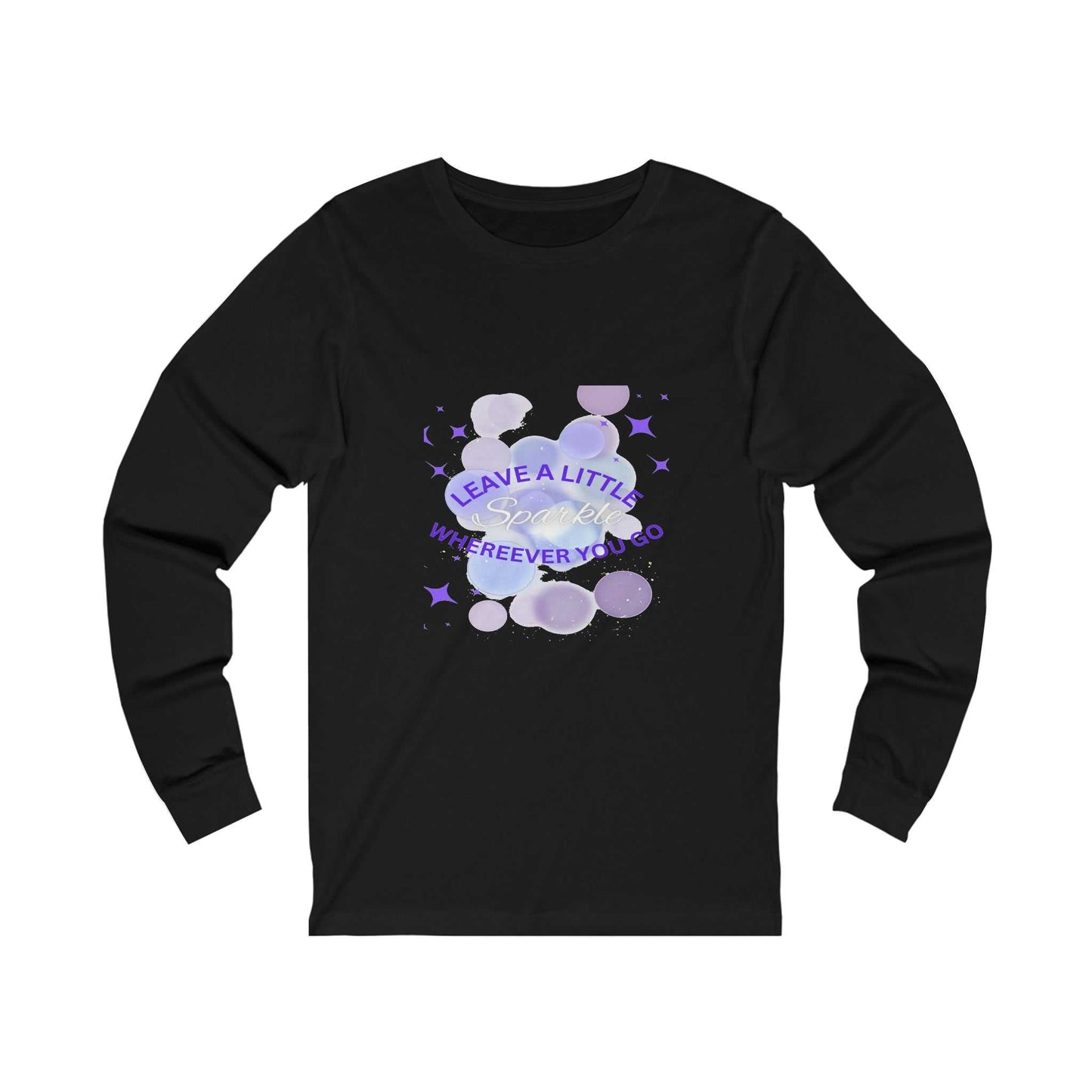 Leave a little Sparkle Unisex Jersey Long Sleeve Tee Long Sleeve T-shirts and Joggers Long-sleeve Good Vibes Daily Lab 44