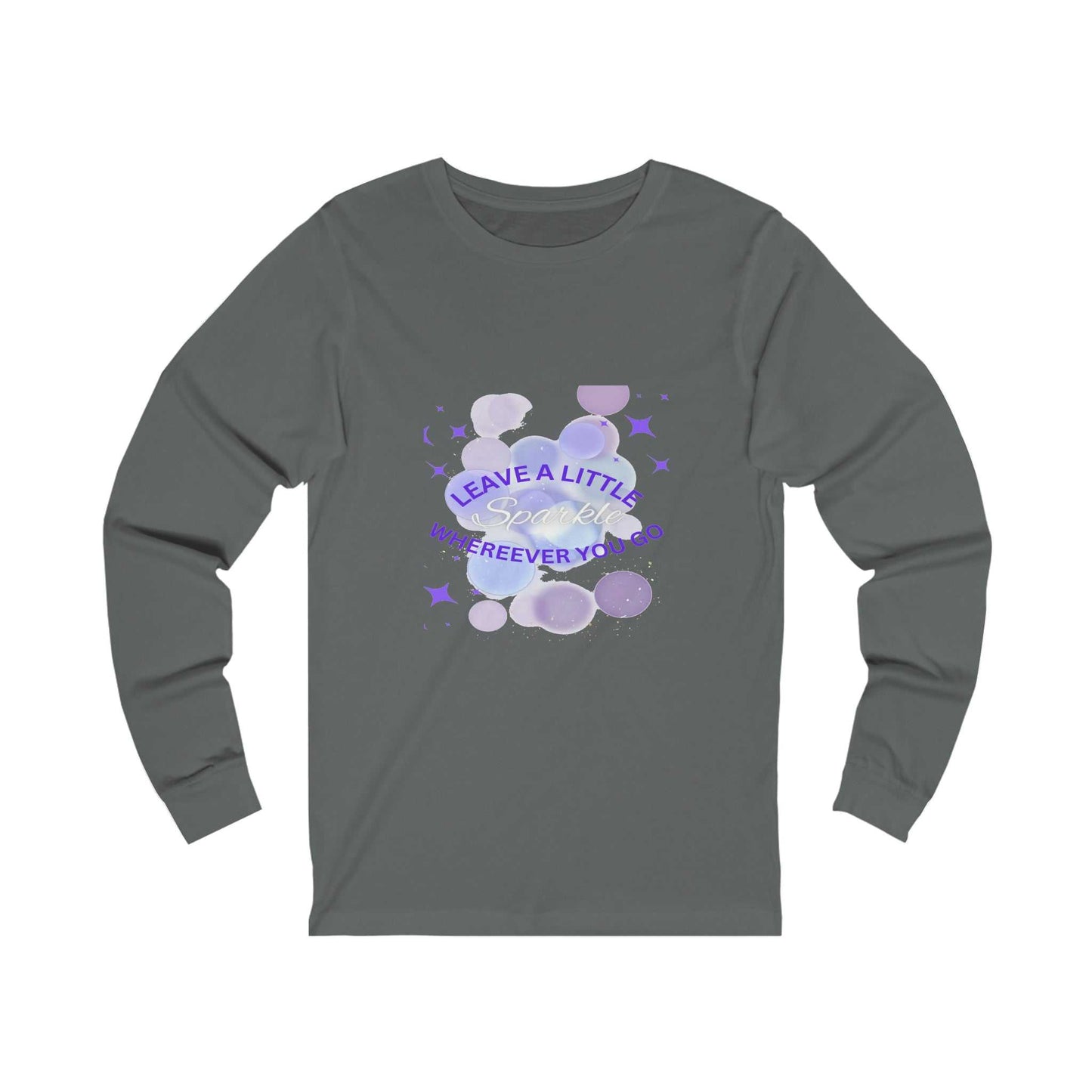 Leave a little Sparkle Unisex Jersey Long Sleeve Tee Long Sleeve T-shirts and Joggers Long-sleeve Good Vibes Daily Lab 44