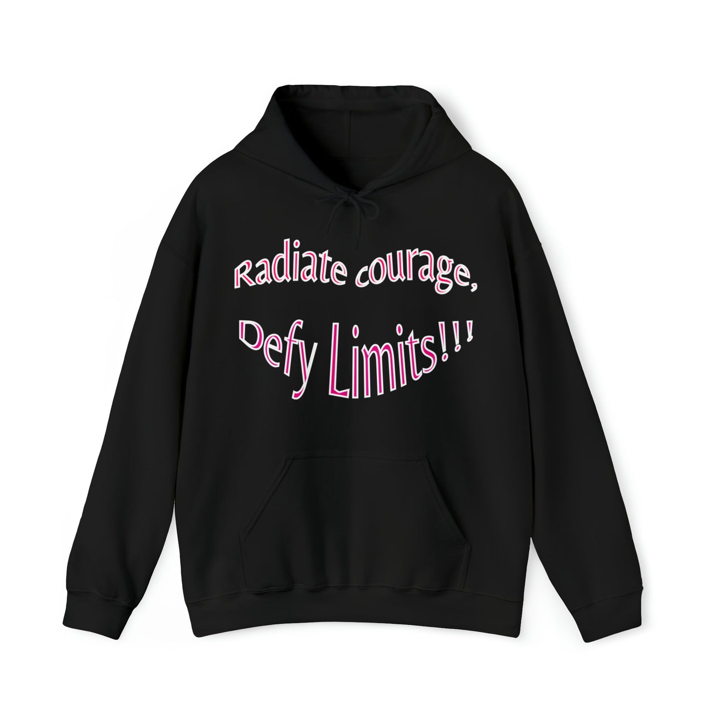 Radiate Courage Heavy Blend™ Hooded Sweatshirt Breast Cancer Awareness Hoodie Good Vibes Daily Lab 54